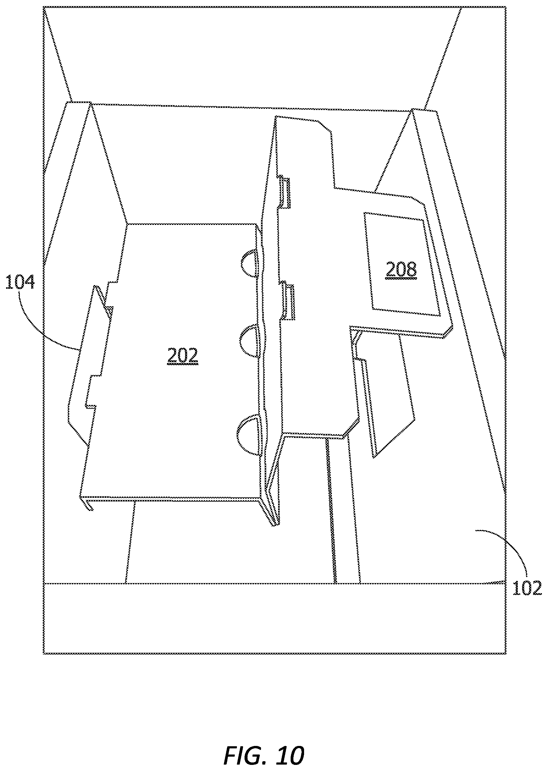Patent US12098001 Figure 8 – Configurable horizontal divider bridge system
