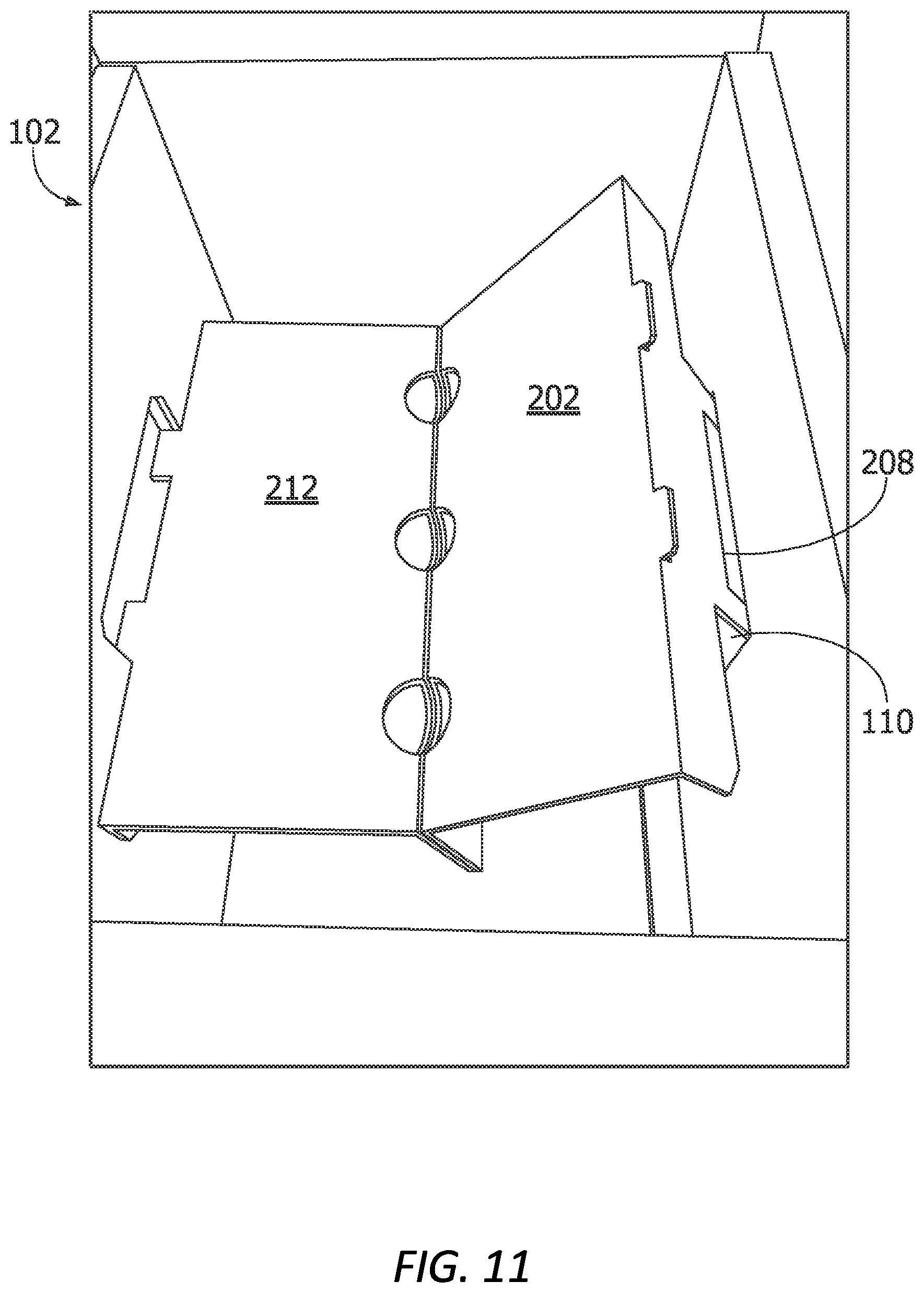 Patent US12098001 Figure 9 – Configurable horizontal divider bridge system