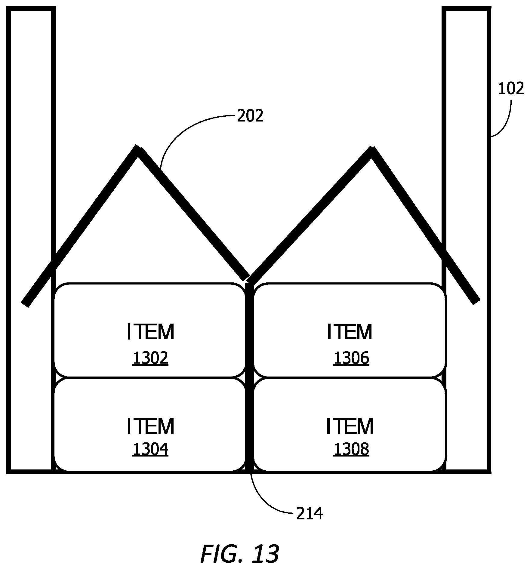 Patent US12098001 Figure 11 – Configurable horizontal divider bridge system