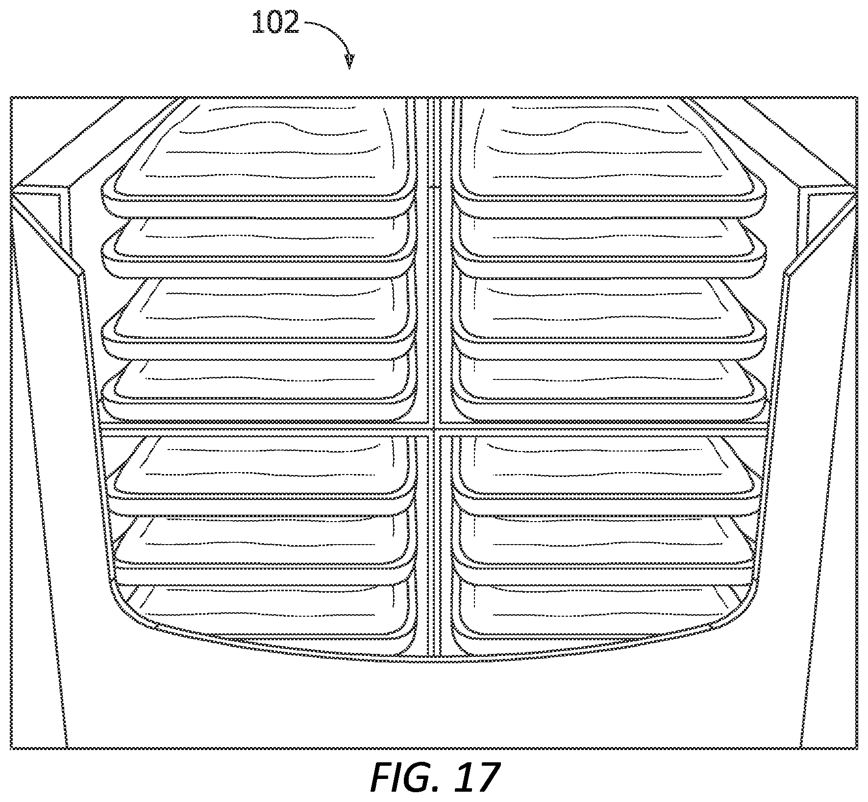 Patent US12098001 Figure 15 – Configurable horizontal divider bridge system