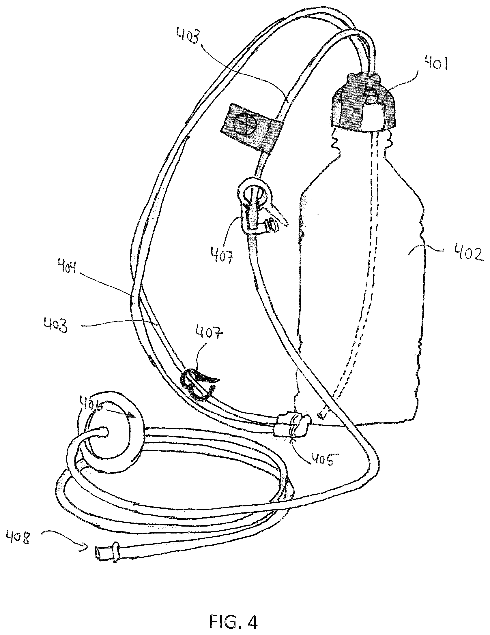 Patent US12098005 Figure 3 – Water bottle cap assemblies
