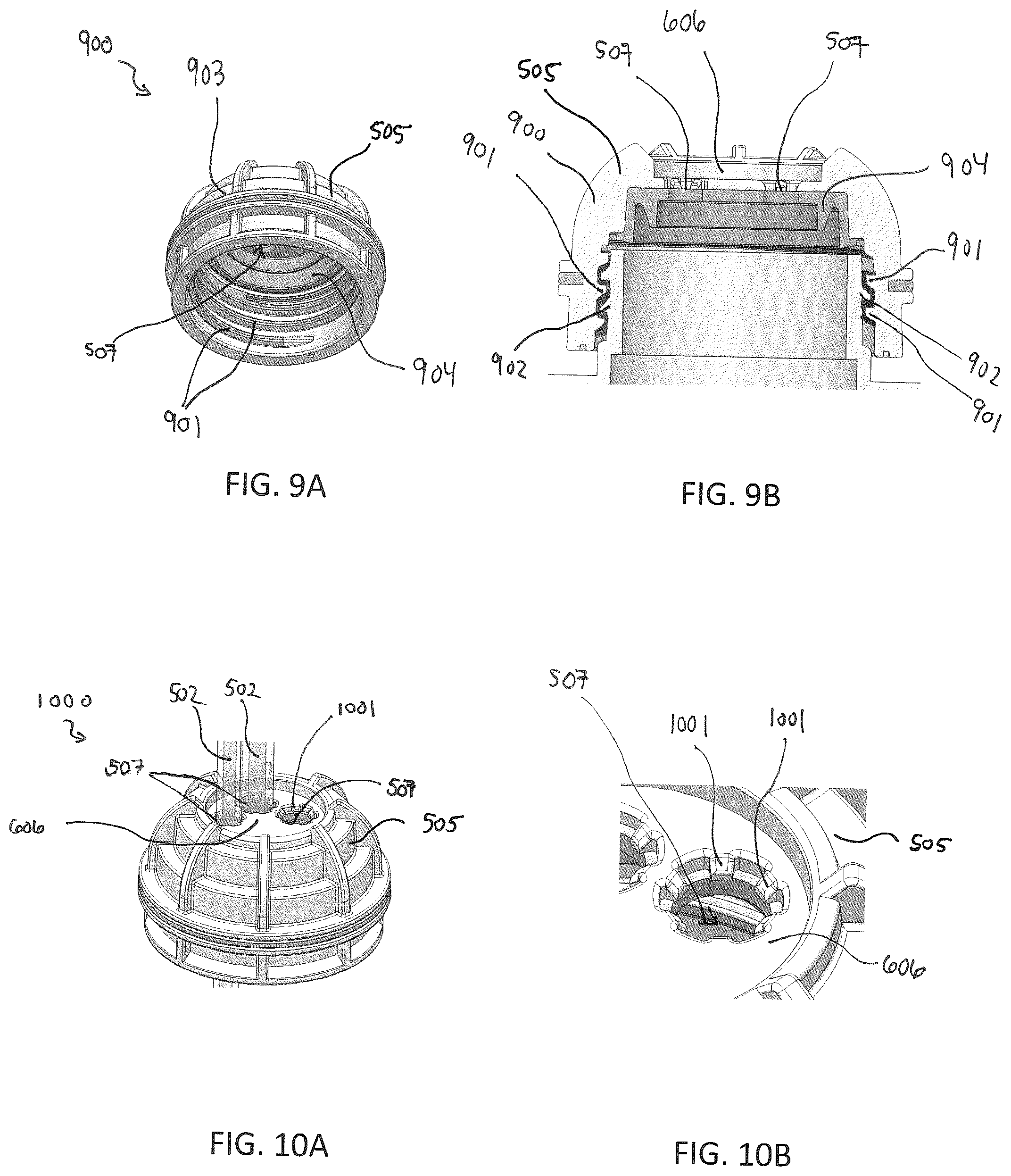 Patent US12098005 Figure 11 – Water bottle cap assemblies
