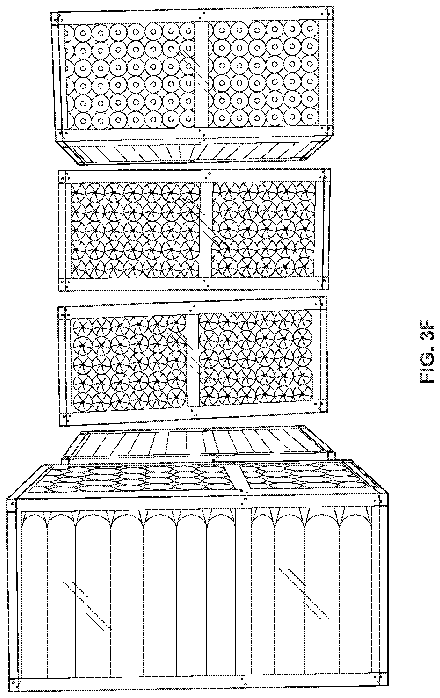Patent US12098007 Figure 10 – Apparatus and method for packing and shipping formed wrapping sheets