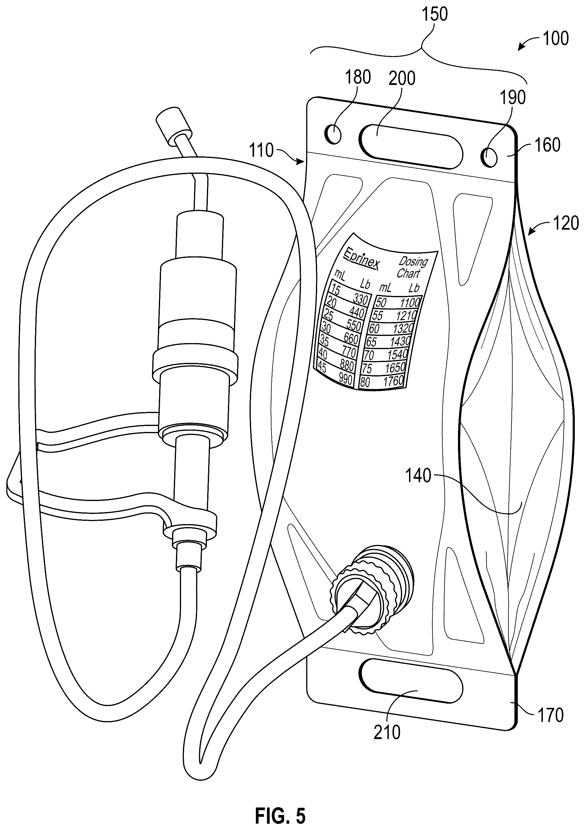 Patent US12098009 Figure 4 – Stand alone dispensing pouch