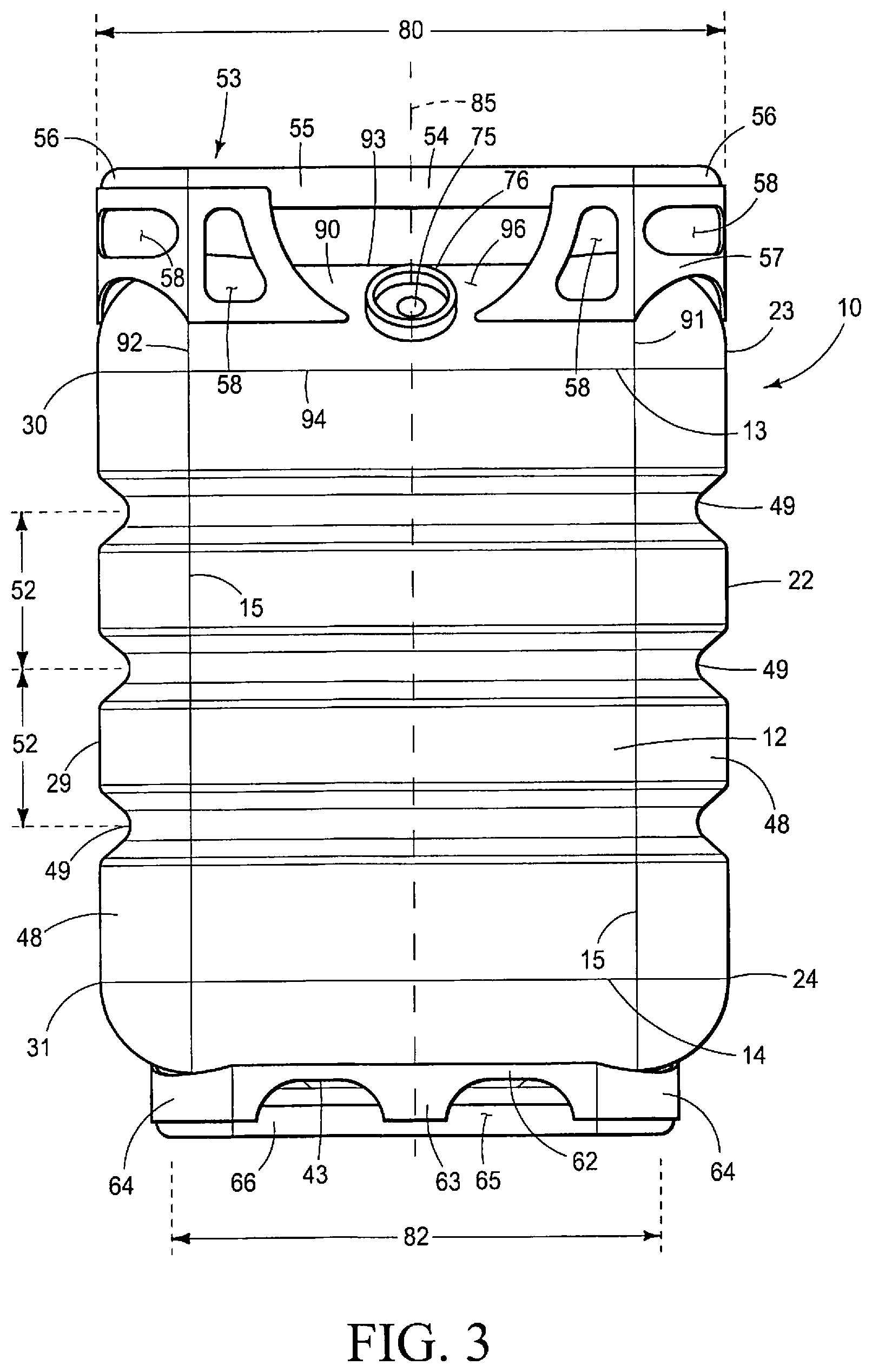 Patent US12098010 Figure 3 – Container for storing, transporting and dispensing a beverage