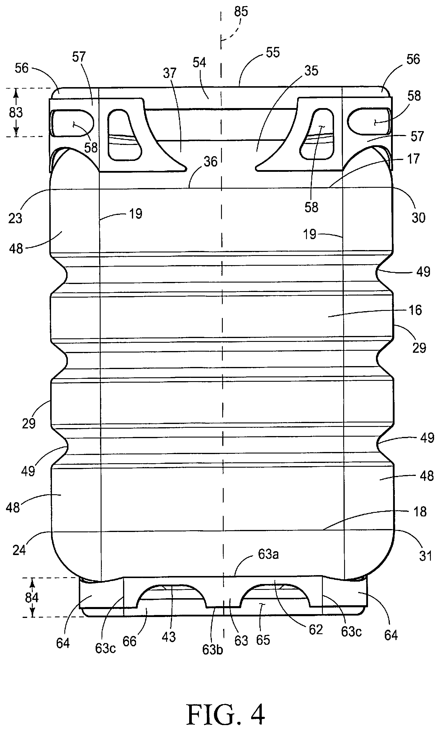 Patent US12098010 Figure 4 – Container for storing, transporting and dispensing a beverage