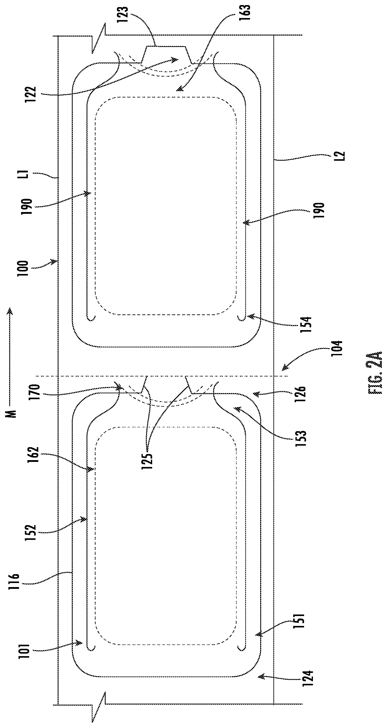 Patent US12098011 Figure 2 – Resealable lidding for rigid thermoformed tubs