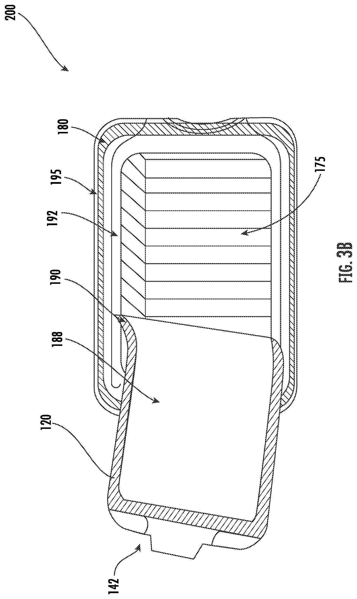 Patent US12098011 Figure 5 – Resealable lidding for rigid thermoformed tubs