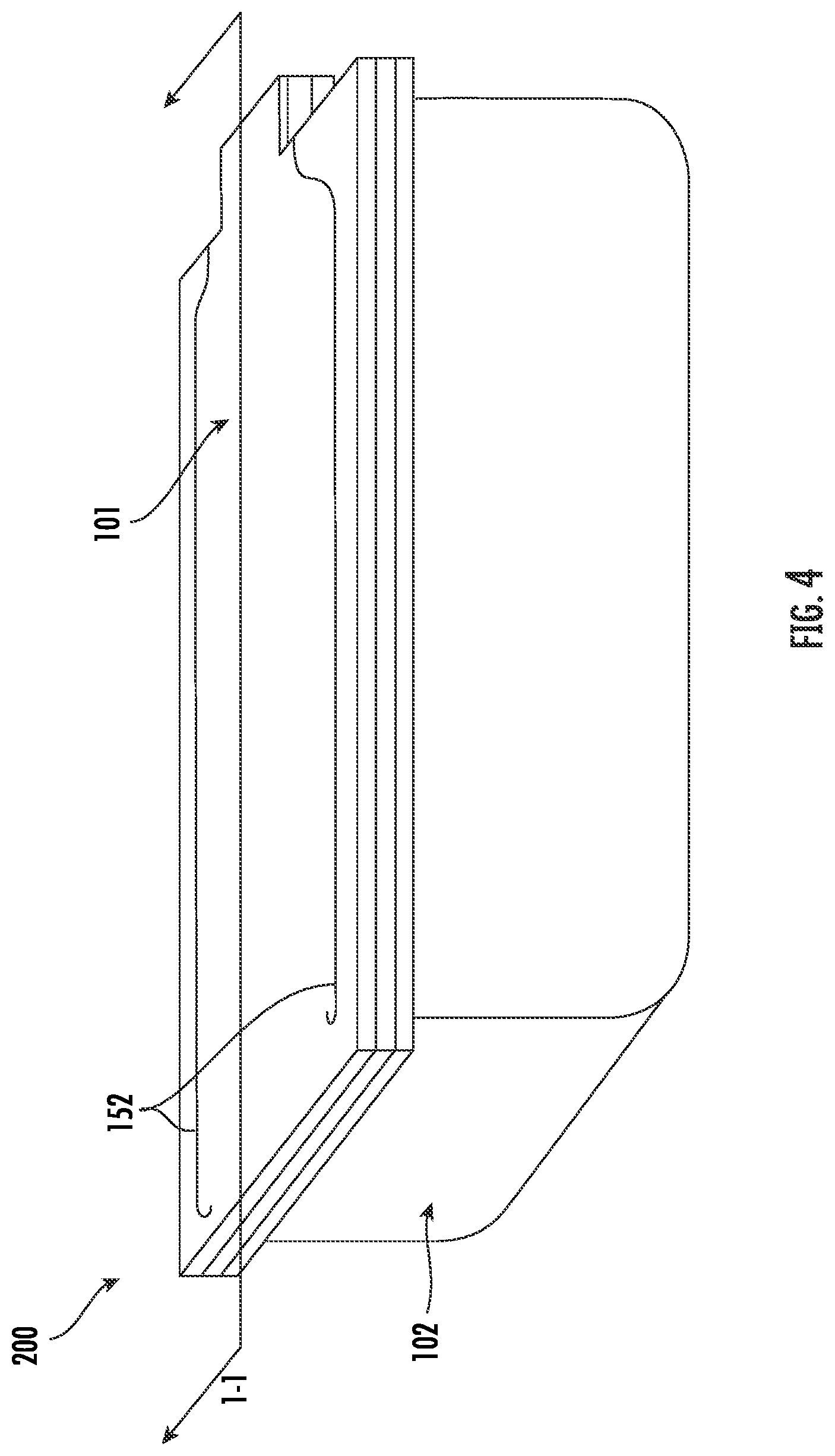 Patent US12098011 Figure 6 – Resealable lidding for rigid thermoformed tubs