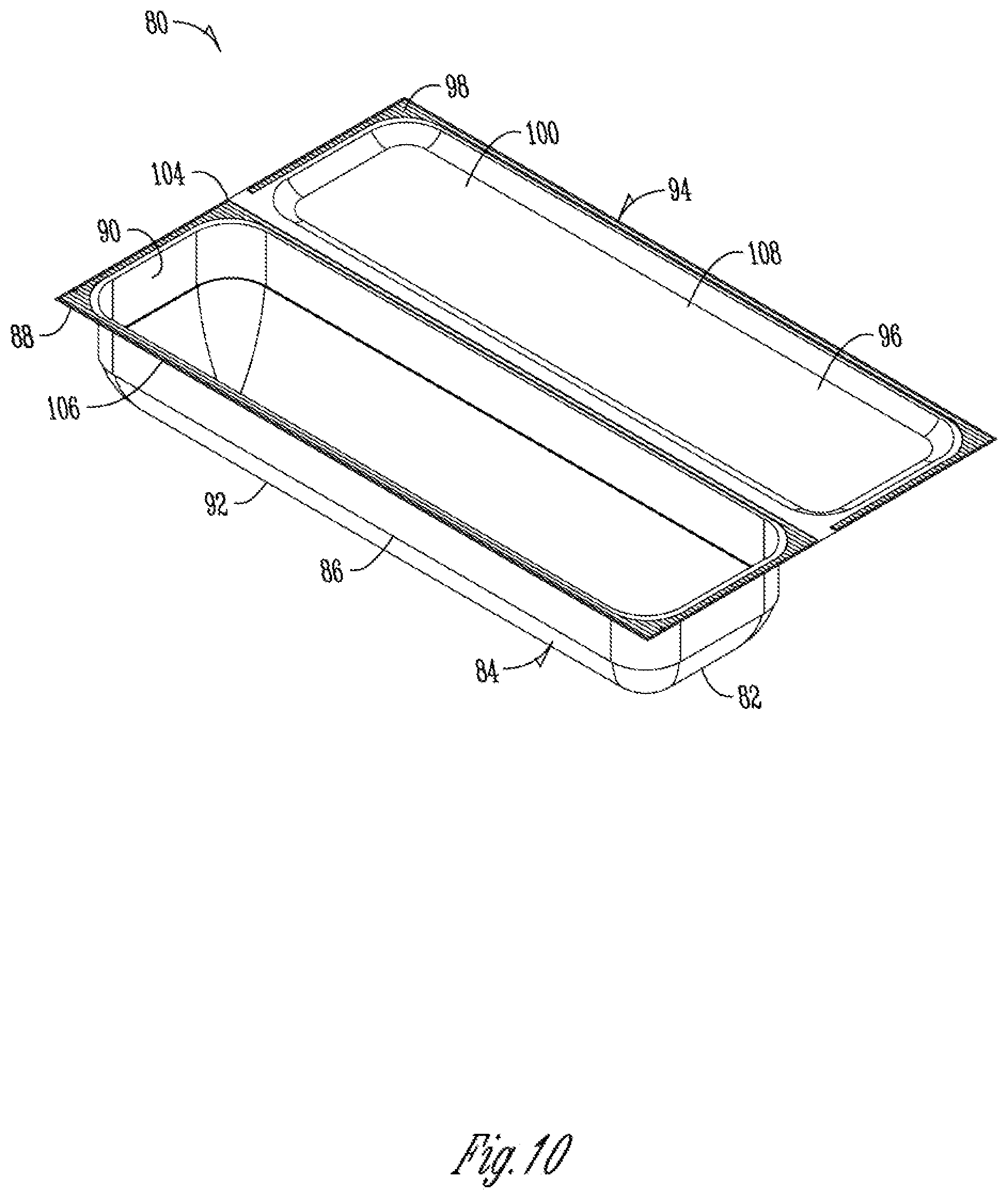 Patent US12098012 Figure 8 – Food product packaging