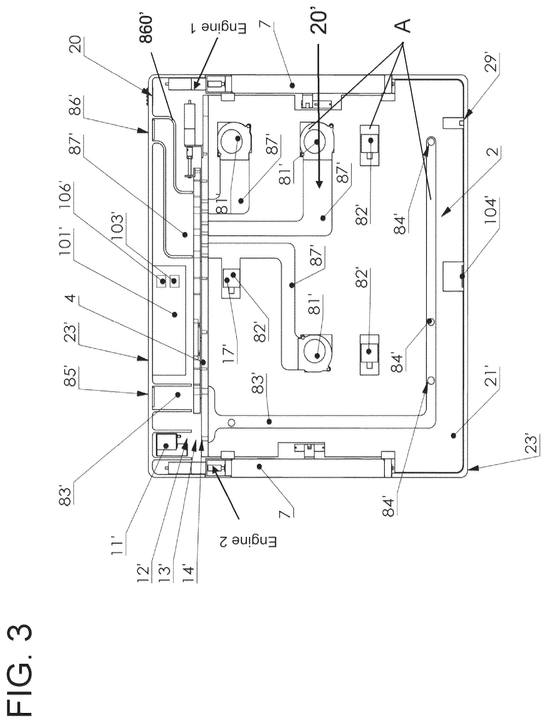 Patent US12098013 Figure 3 – Multilayer cover of a vacuum drawer device