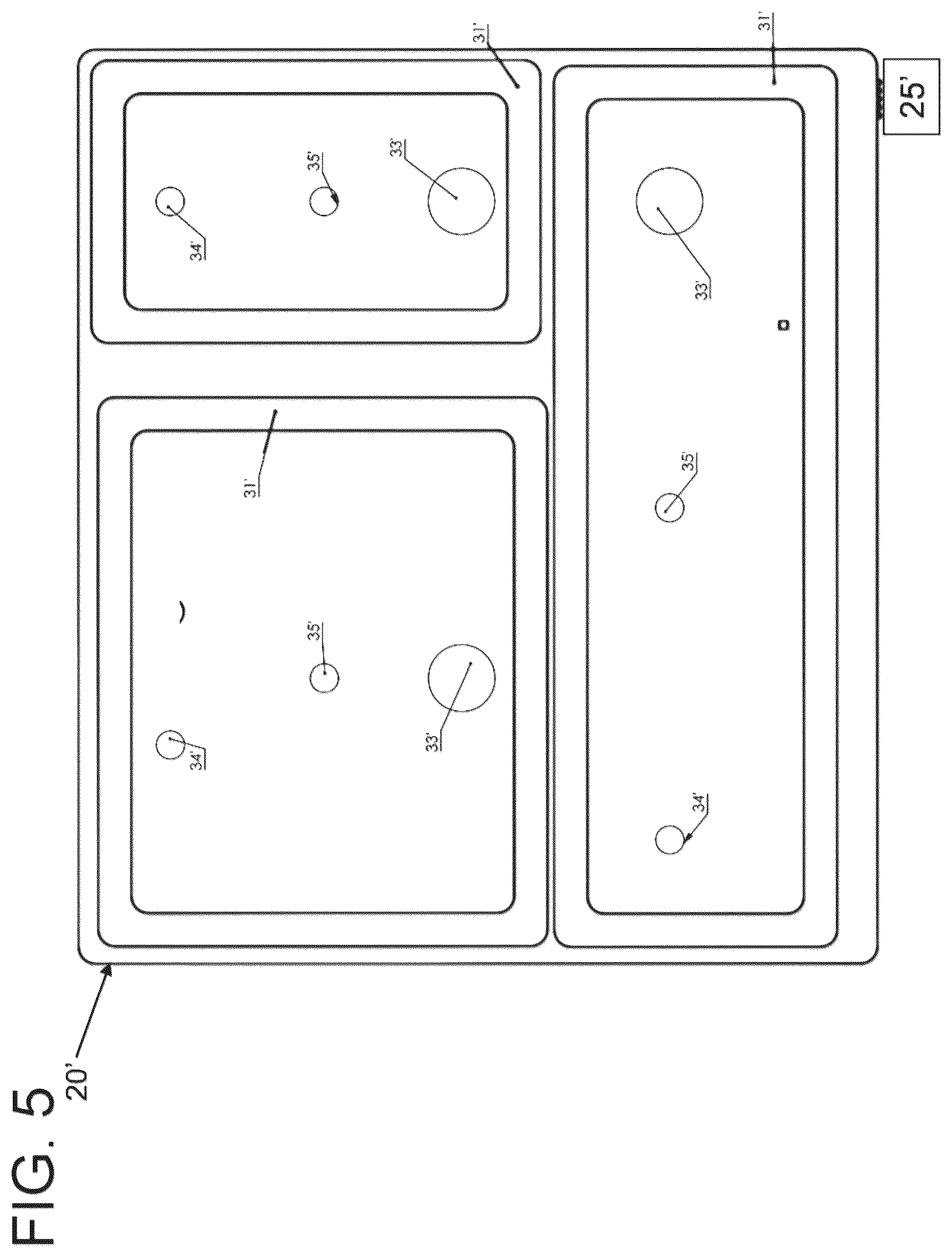 Patent US12098013 Figure 5 – Multilayer cover of a vacuum drawer device