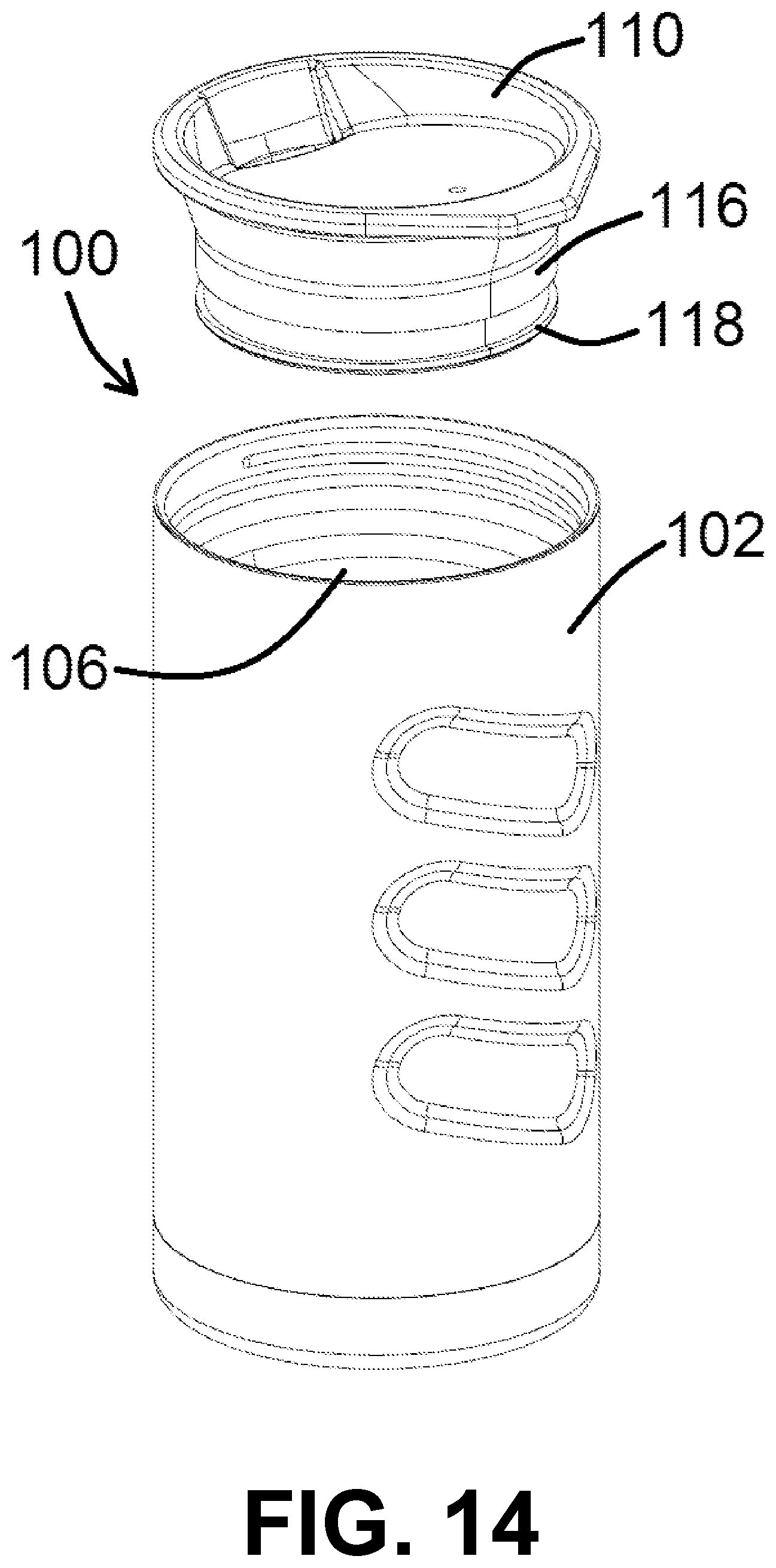 Patent US12098017 Figure 12 – Beverage systems and kits and methods of using the same