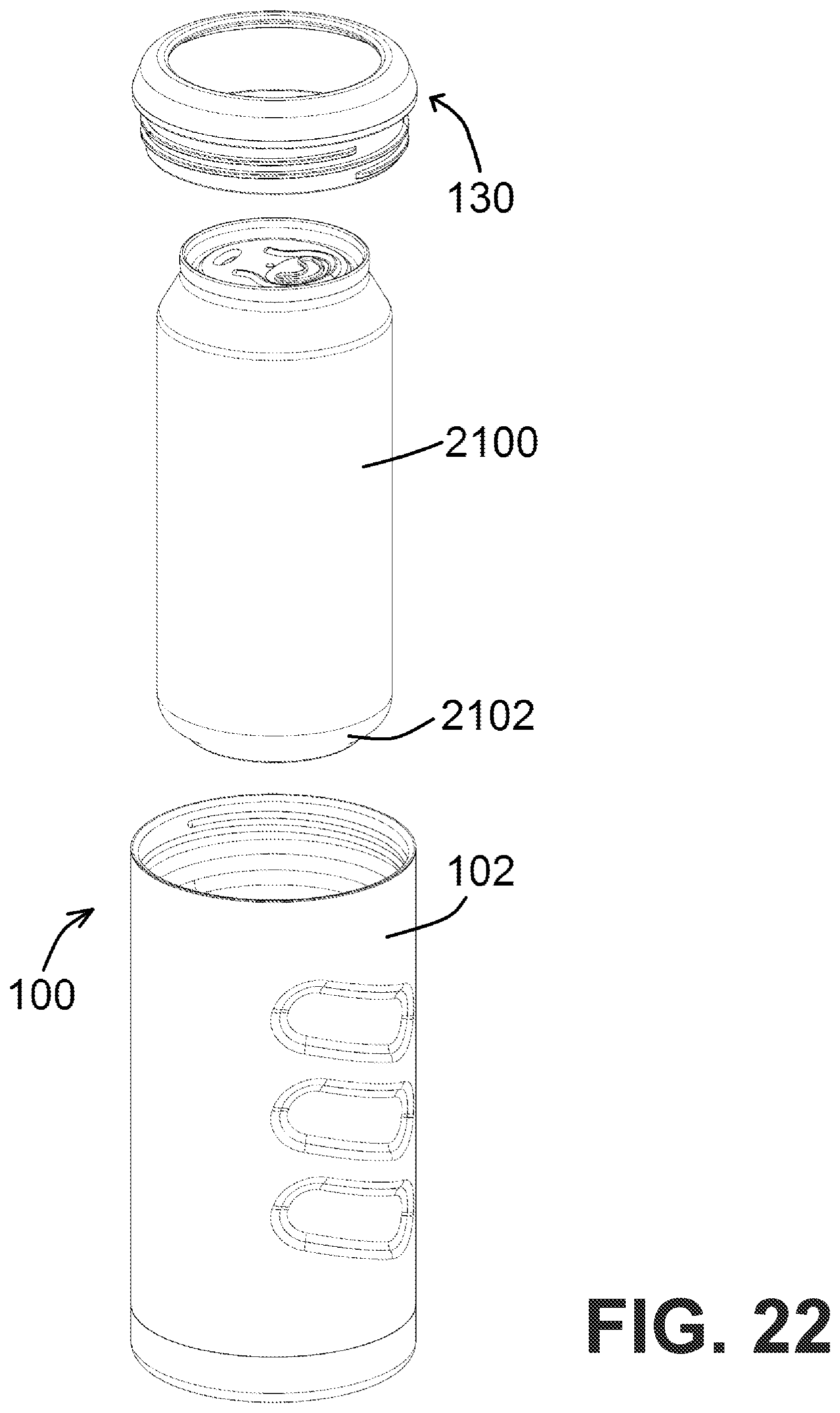 Patent US12098017 Figure 17 – Beverage systems and kits and methods of using the same