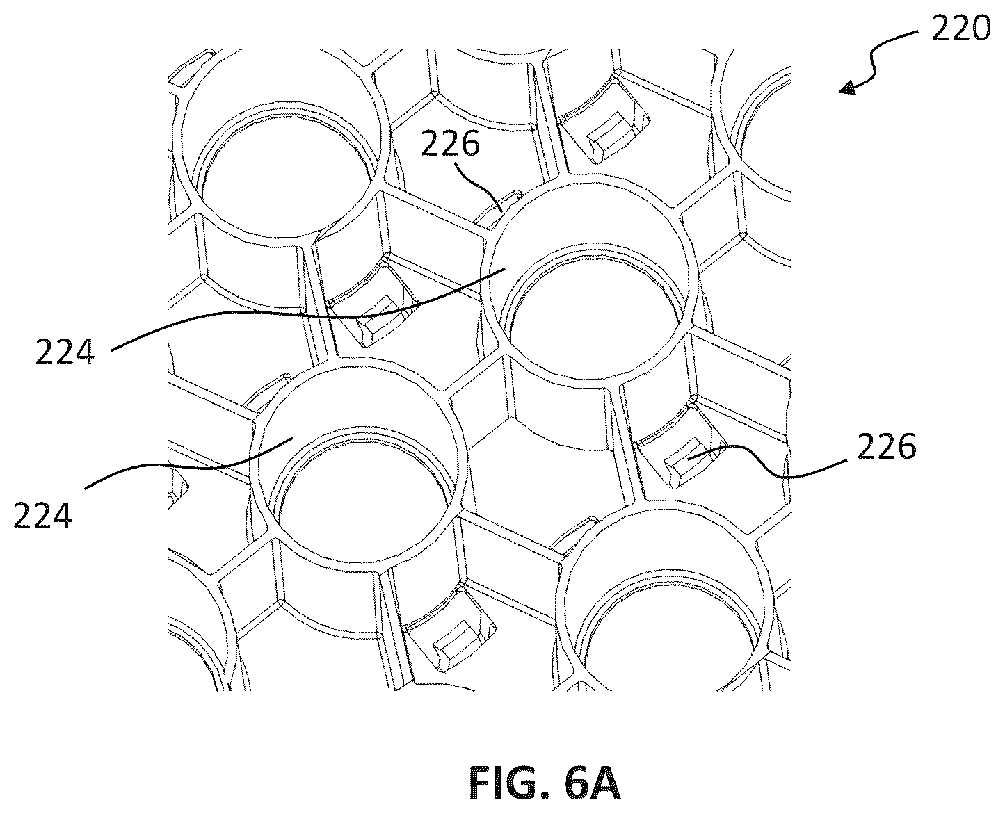 Patent US12098018 Figure 8 – Nesting structures for storage, transport, and assembly of drug dispensers and containers
