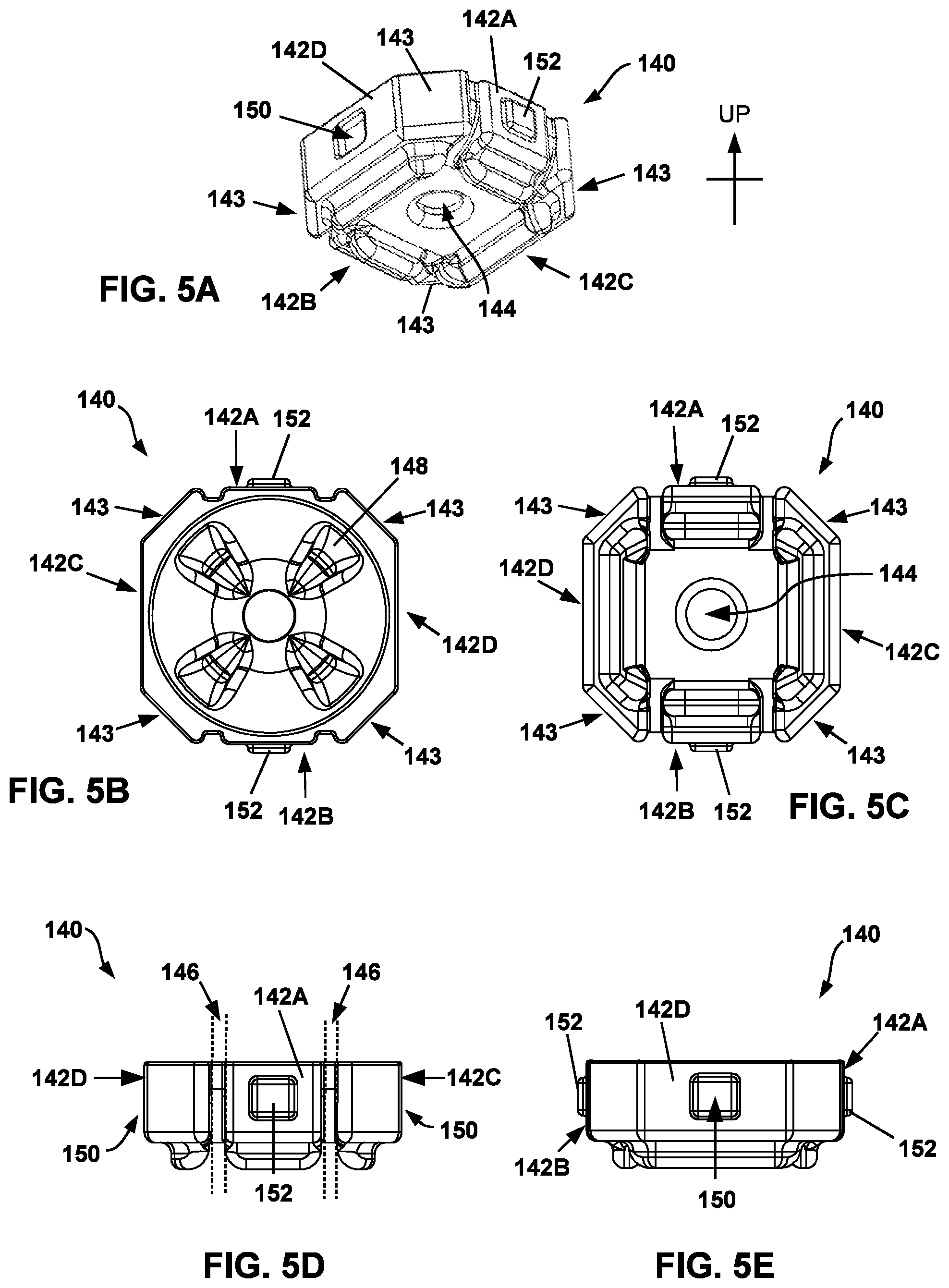 Patent US12098019 Figure 5 – System and components for receiving, storing, and dispensing fluids