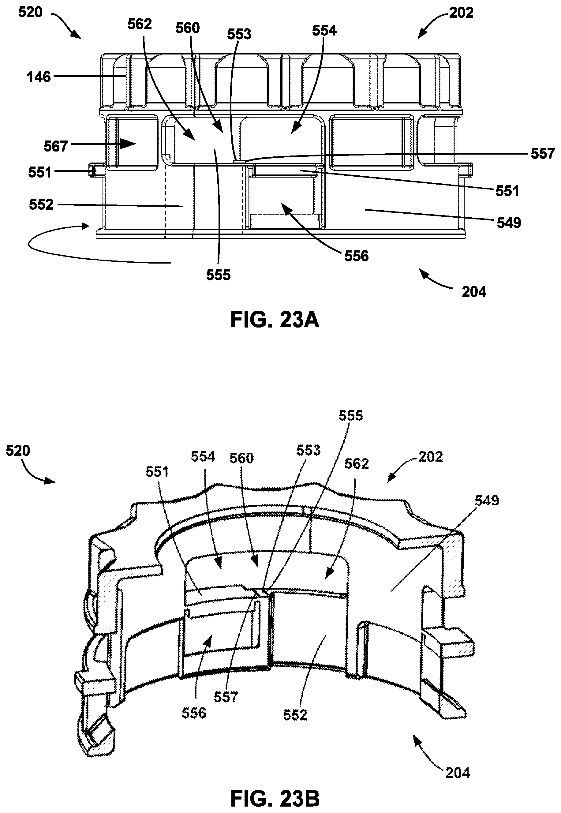 Patent US12098019 Figure 18 – System and components for receiving, storing, and dispensing fluids