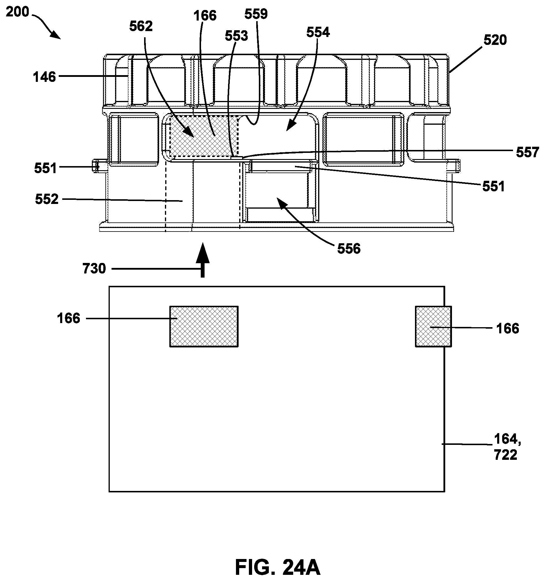 Patent US12098019 Figure 19 – System and components for receiving, storing, and dispensing fluids