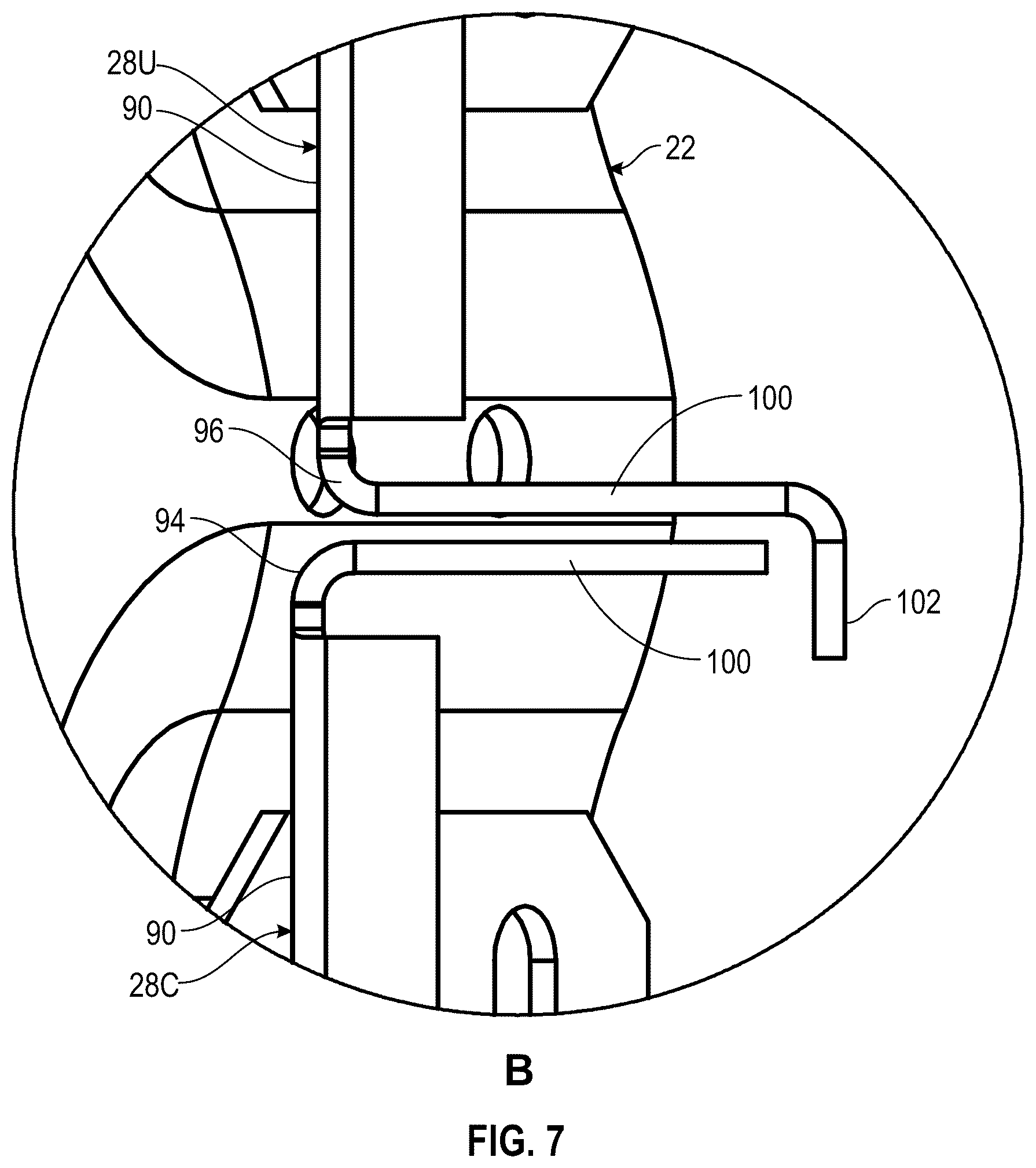 Patent US12098020 Figure 7 – Safety grain bin door latch system