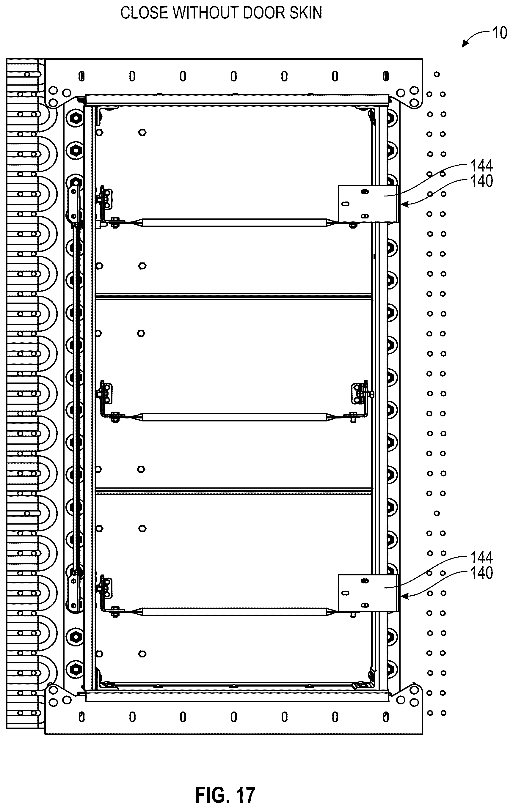 Patent US12098020 Figure 17 – Safety grain bin door latch system