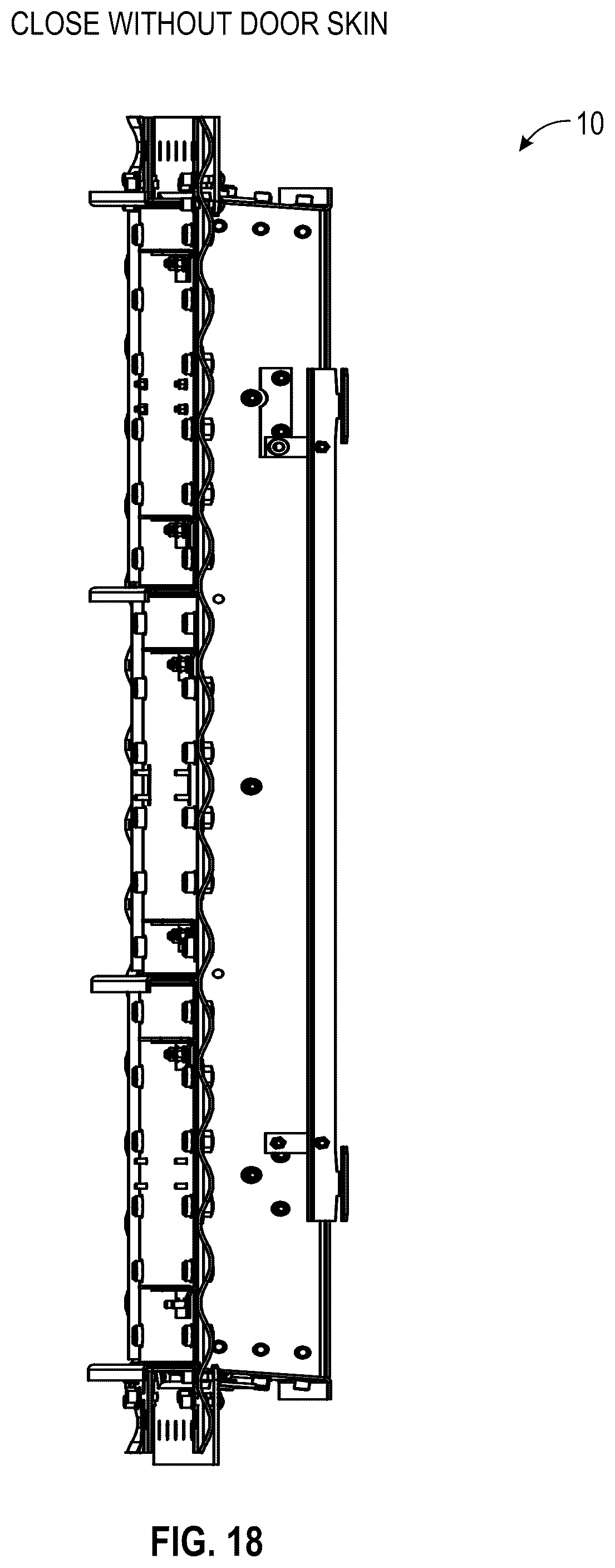Patent US12098020 Figure 18 – Safety grain bin door latch system