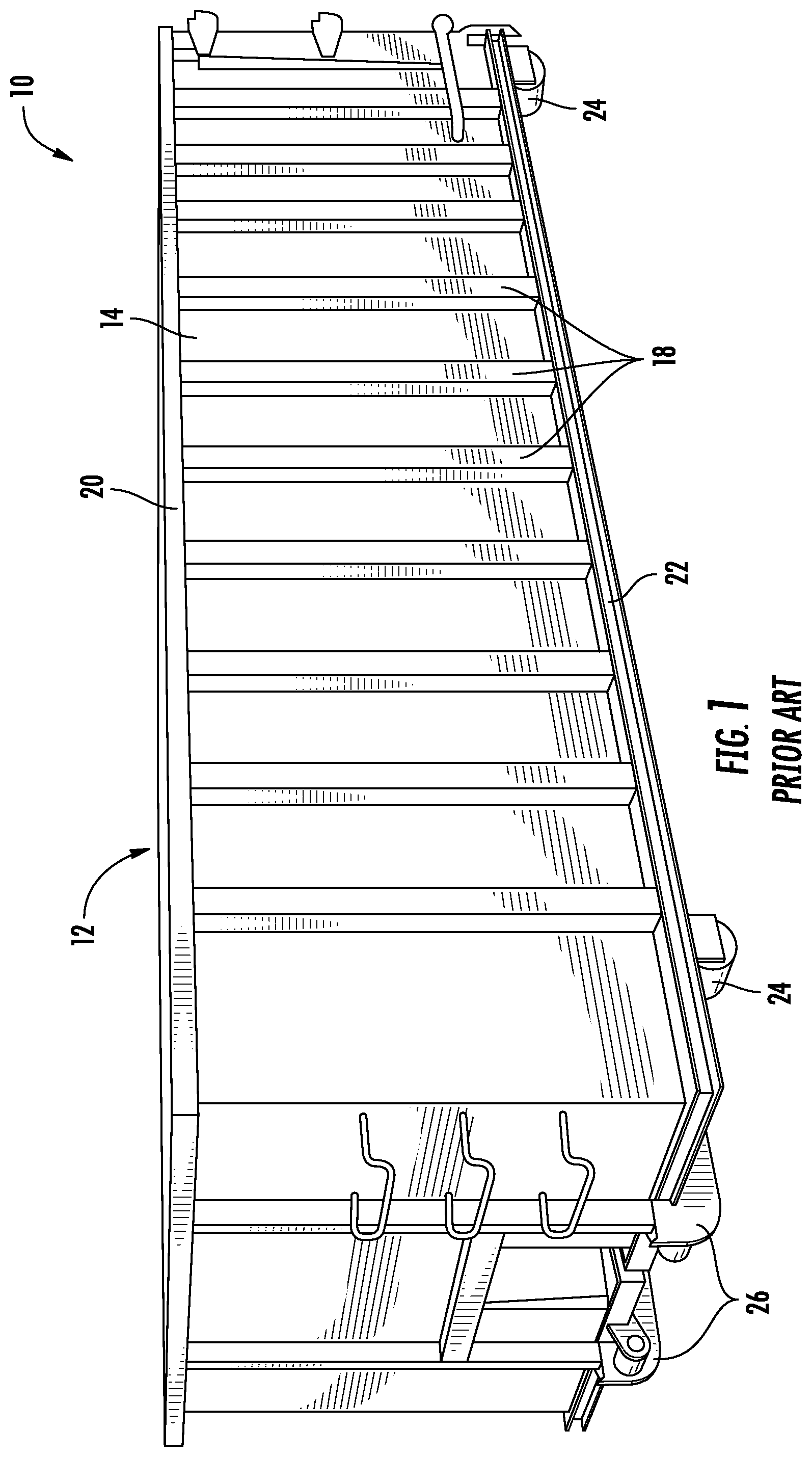 Patent US12098024 — Refuse container having modular side walls — Figure 1