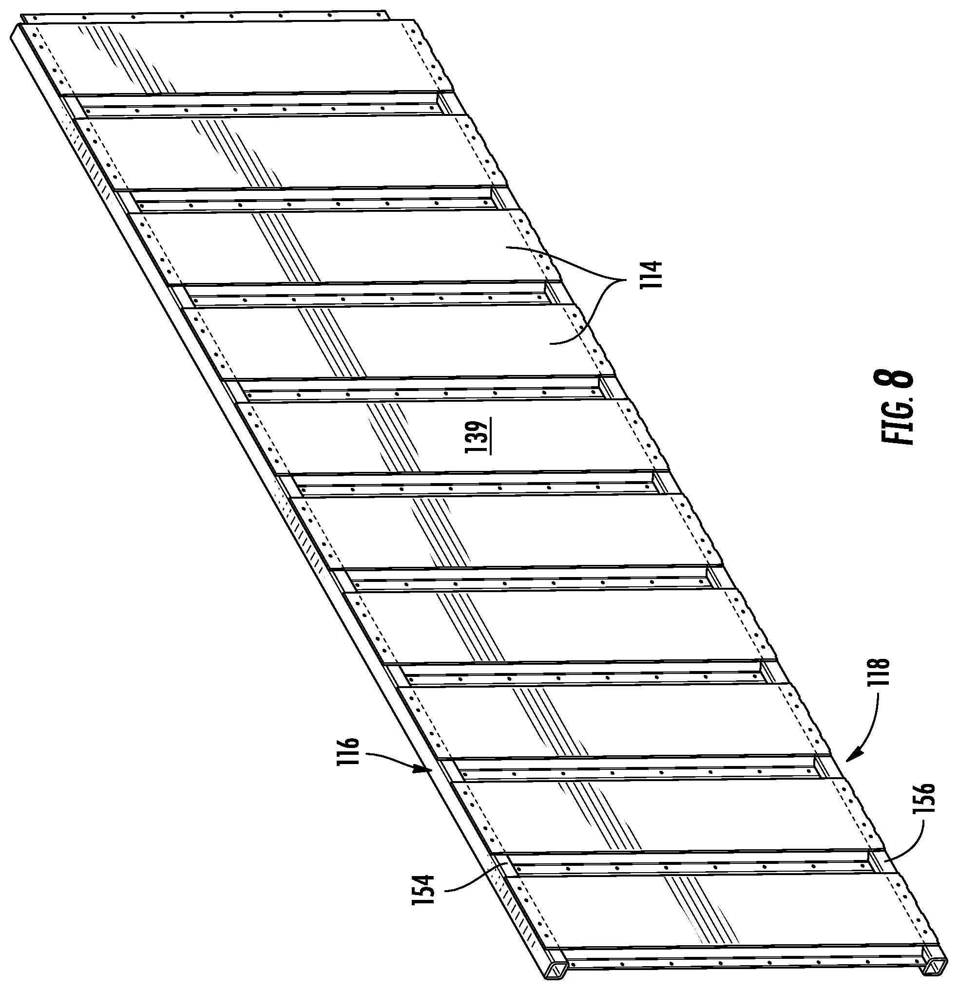 Patent US12098024 Figure 8 – Refuse container having modular side walls