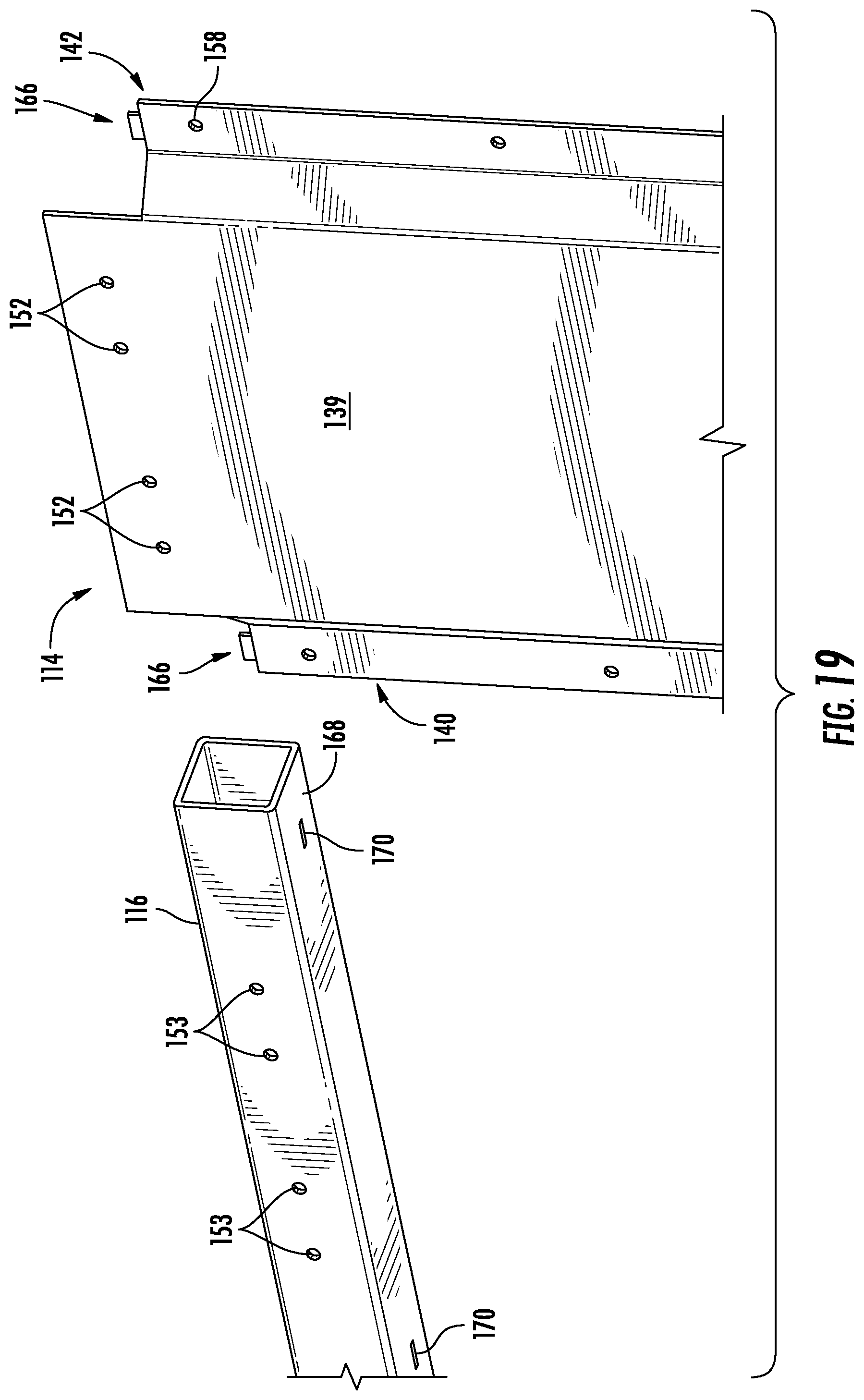 Patent US12098024 Figure 14 – Refuse container having modular side walls