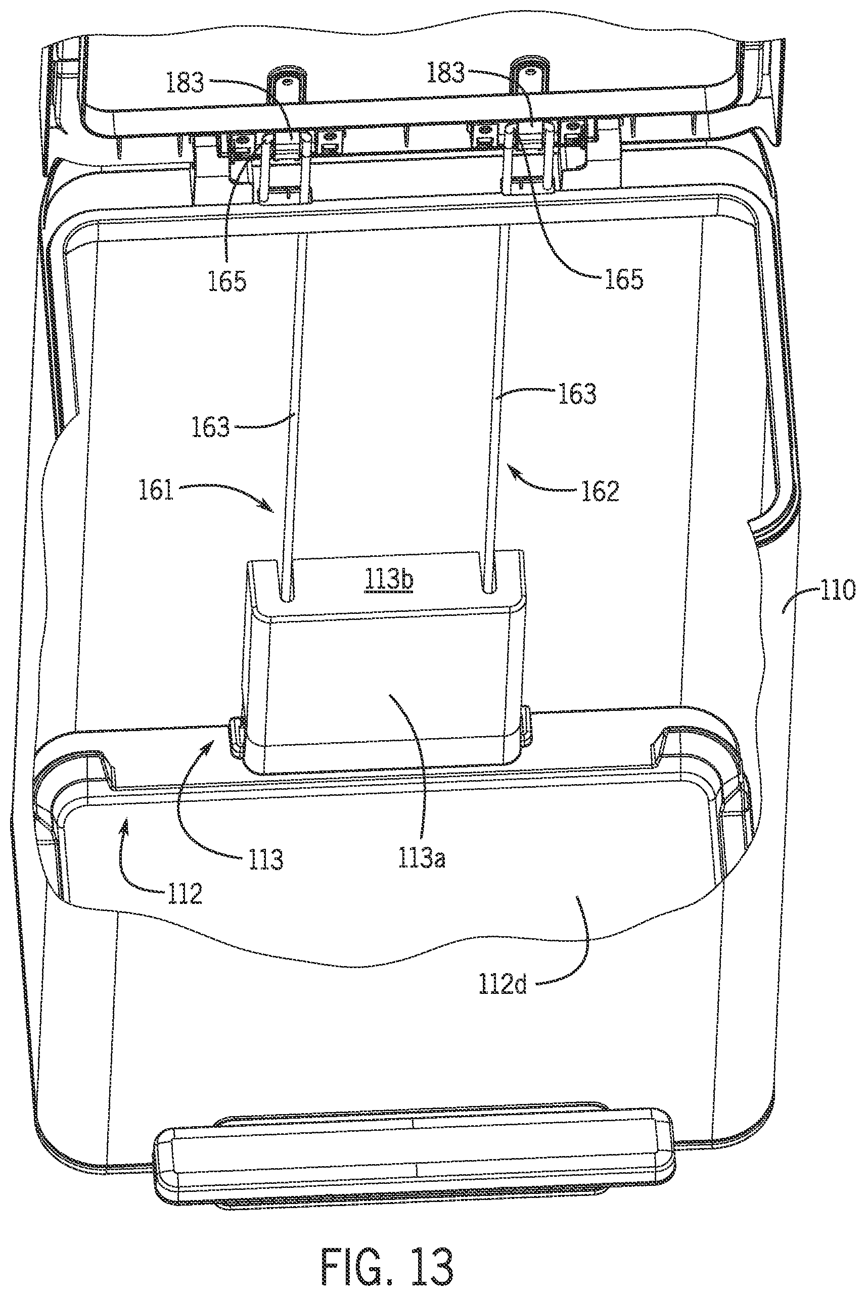 Patent US12098025 Figure 7 – Trash can