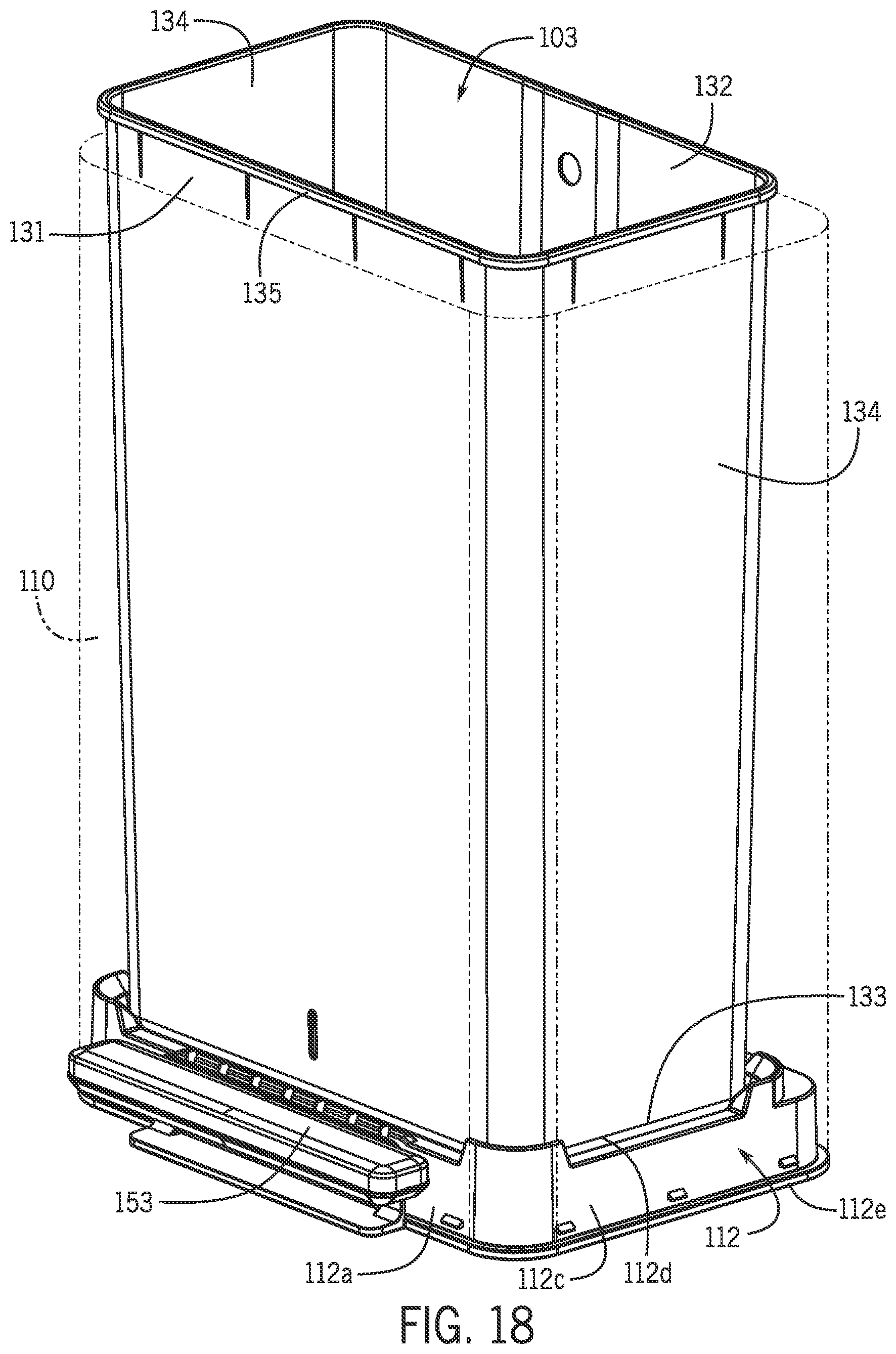 Patent US12098025 Figure 12 – Trash can