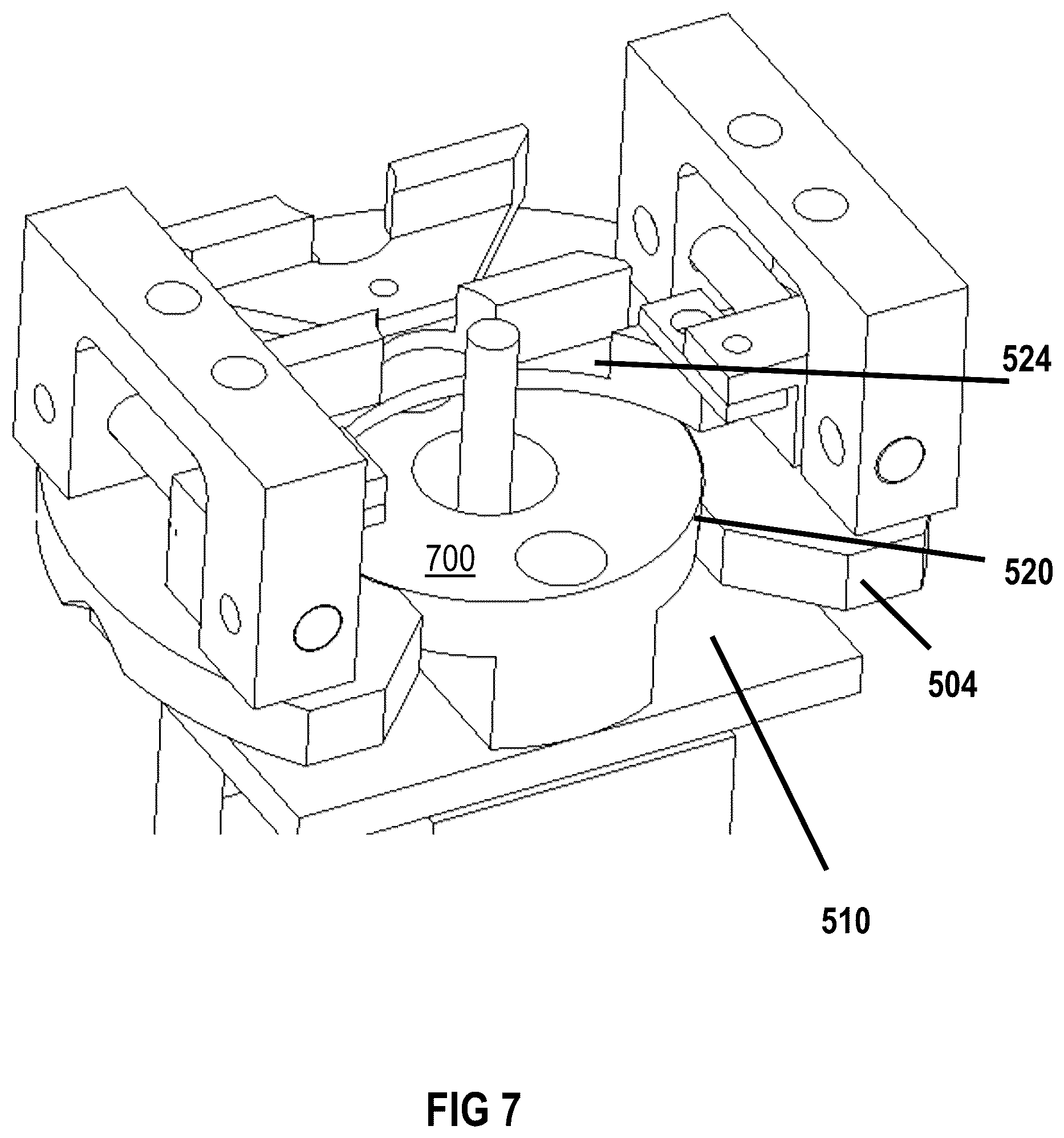 Patent US12098026 Figure 7 – Low profile transfer mechanism for controlled environment