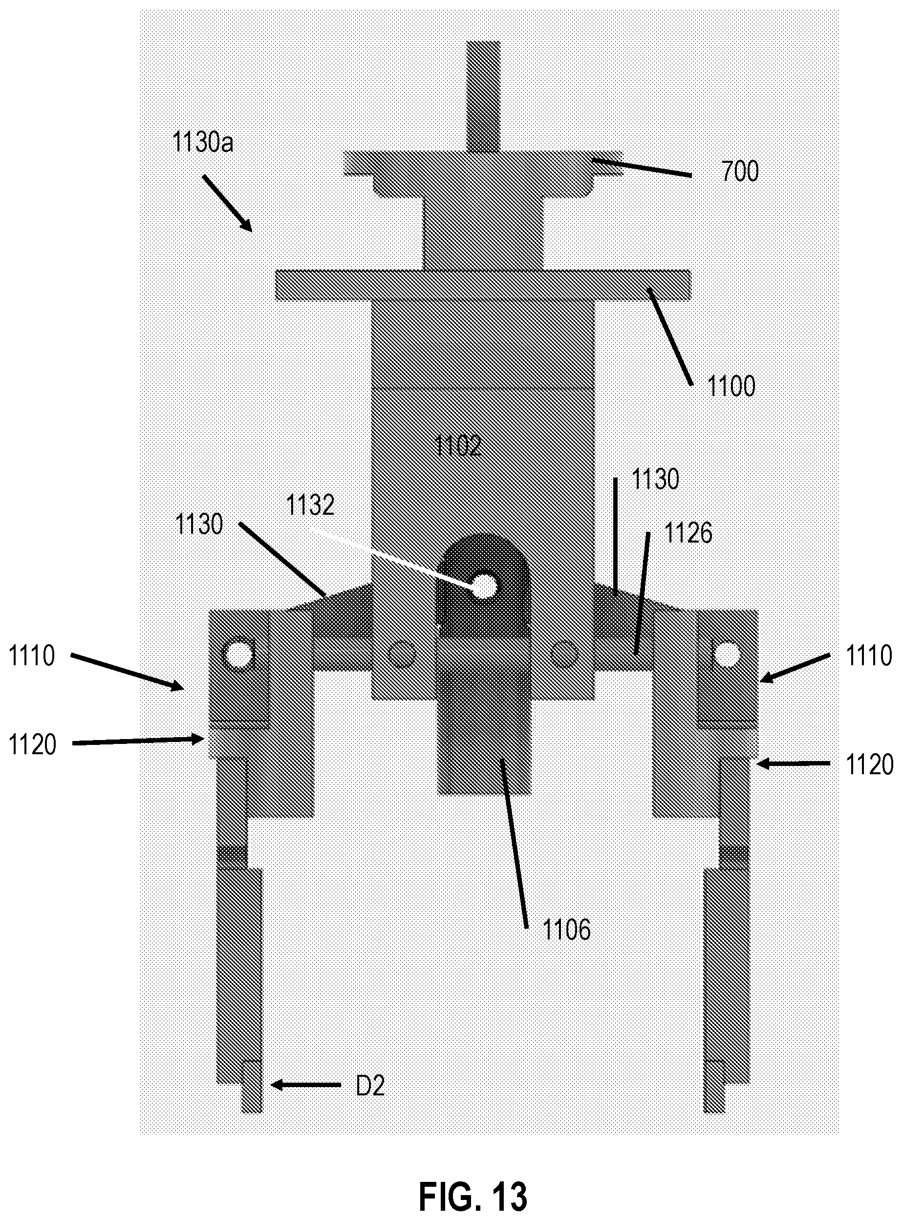 Patent US12098026 Figure 13 – Low profile transfer mechanism for controlled environment