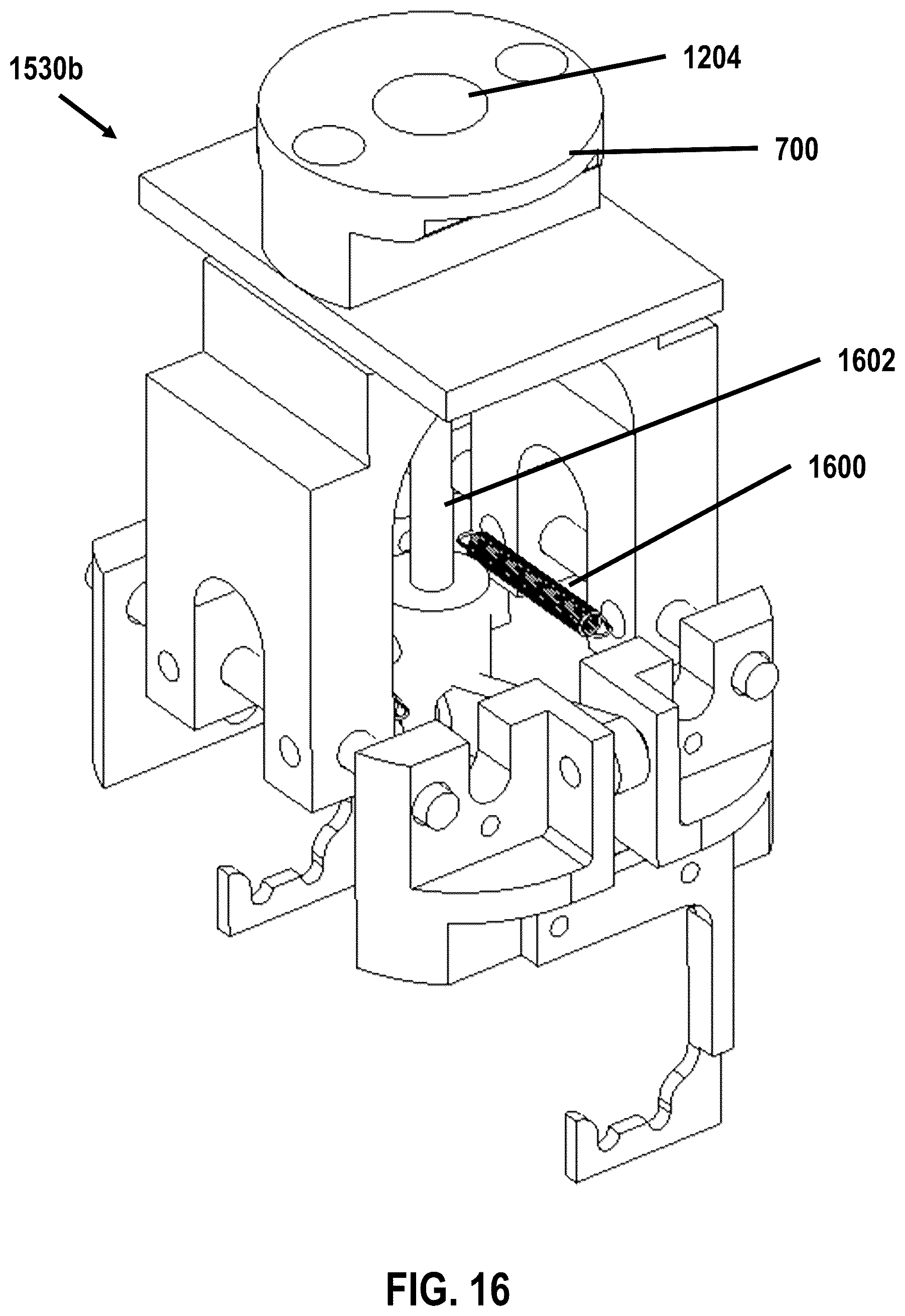 Patent US12098026 Figure 16 – Low profile transfer mechanism for controlled environment