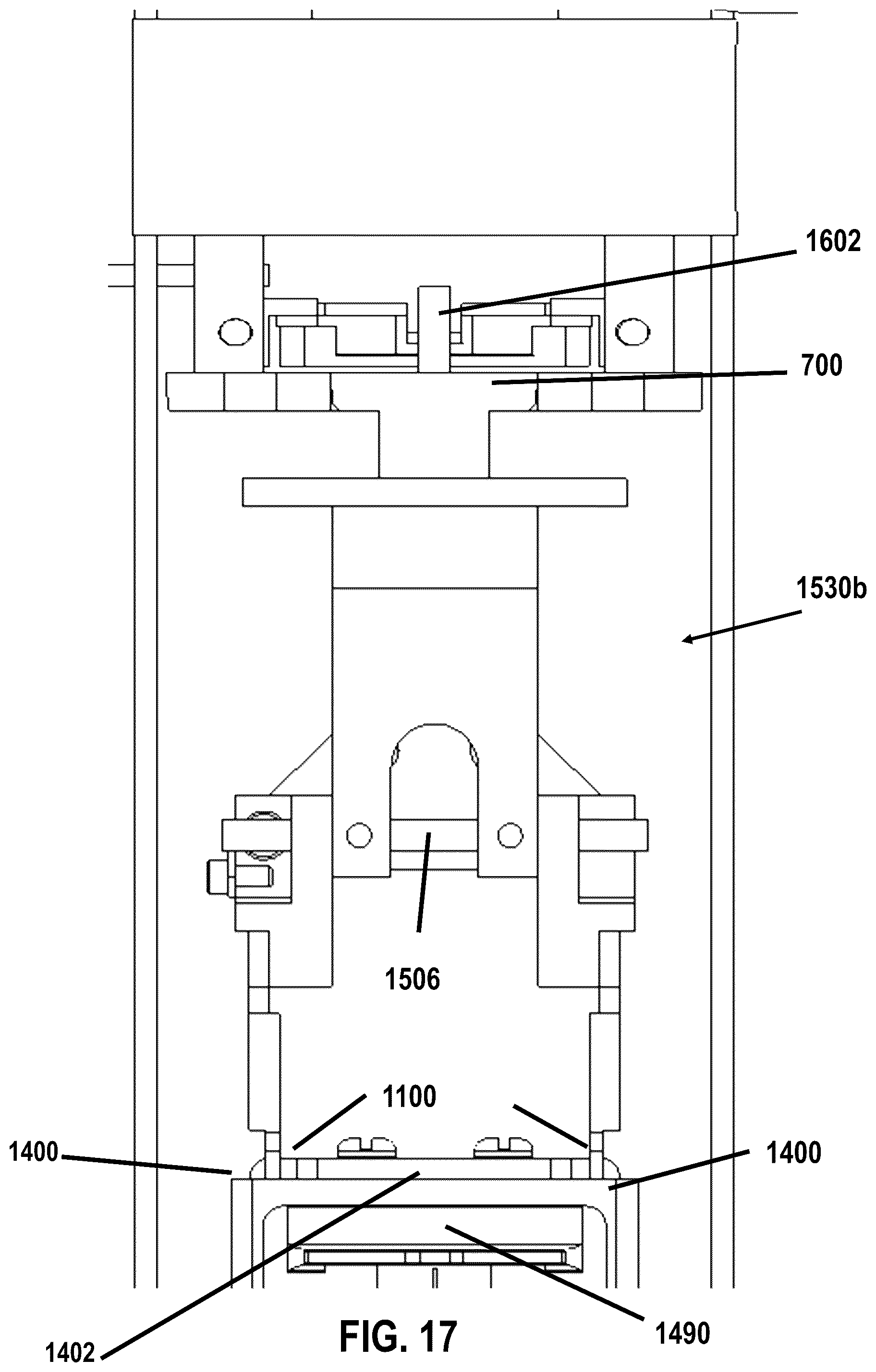Patent US12098026 Figure 17 – Low profile transfer mechanism for controlled environment