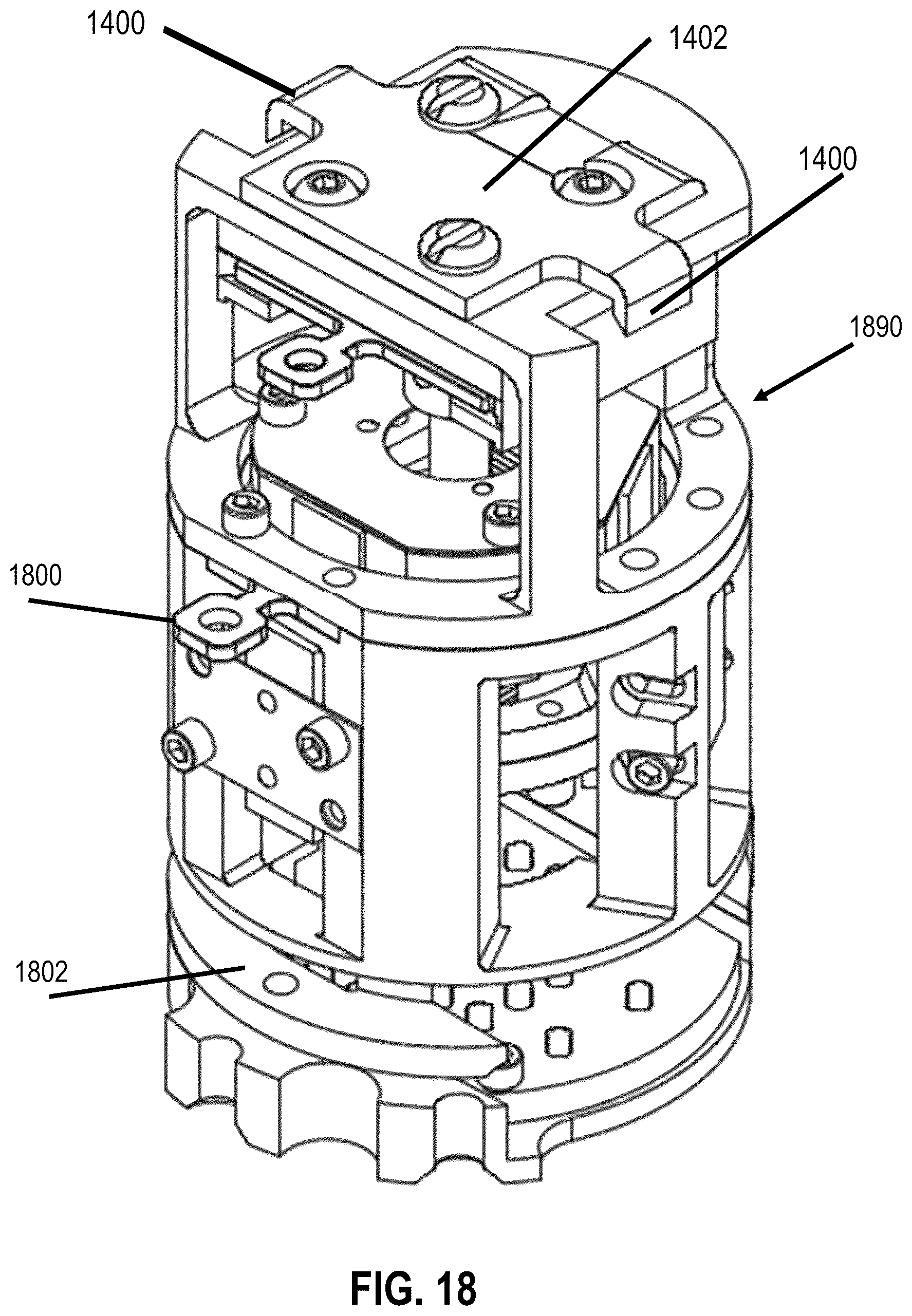 Patent US12098026 Figure 18 – Low profile transfer mechanism for controlled environment