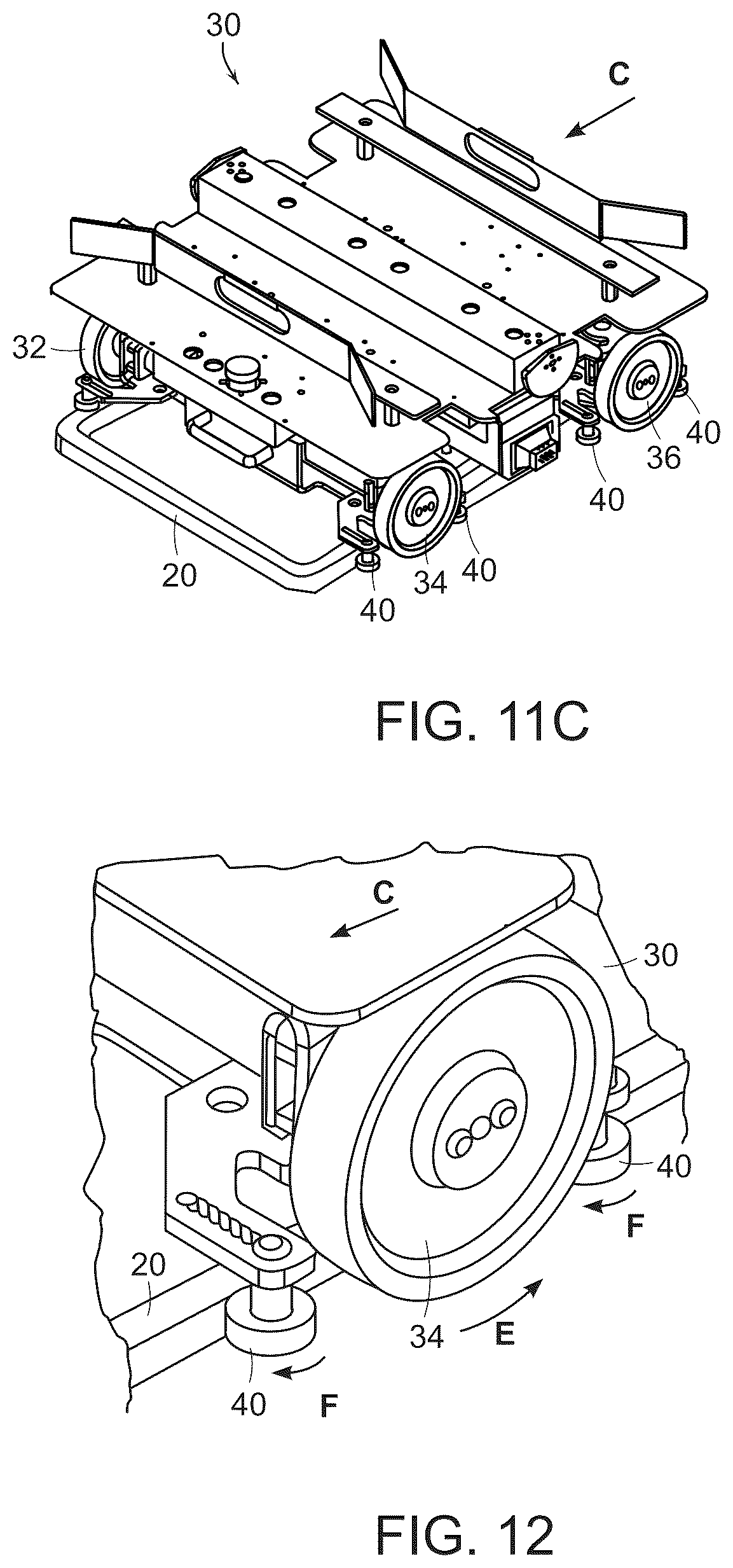 Patent US12098027 Figure 11 – Maintenance systems for use in systems and methods for processing objects including mobile matrix carrier systems