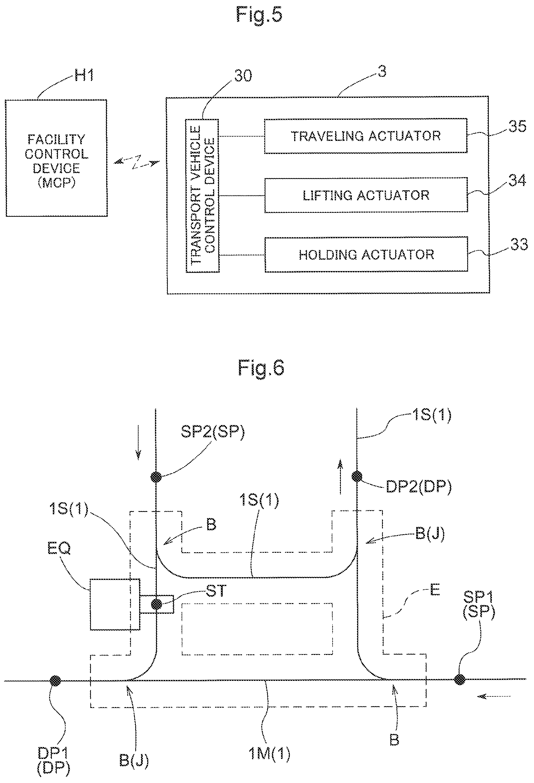 Patent US12098028 Figure 5 – Article transport facility