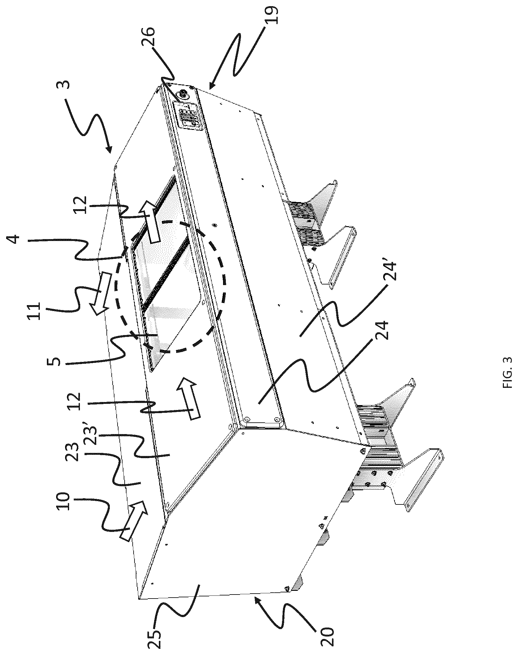Patent US12098029 Figure 3 – Access station for picking storage containers