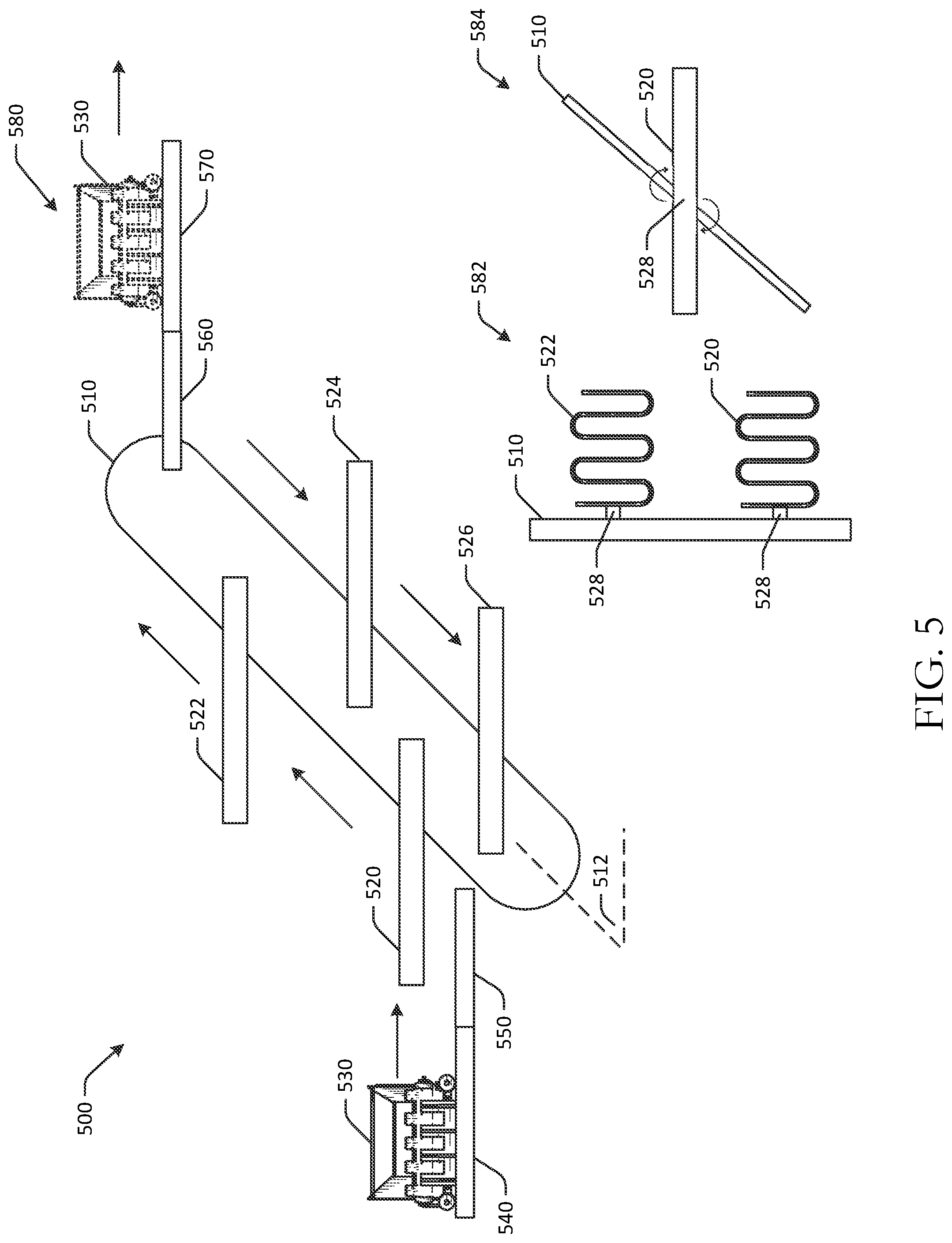 Patent US12098031 Figure 6 – Elevators for material handling shuttles