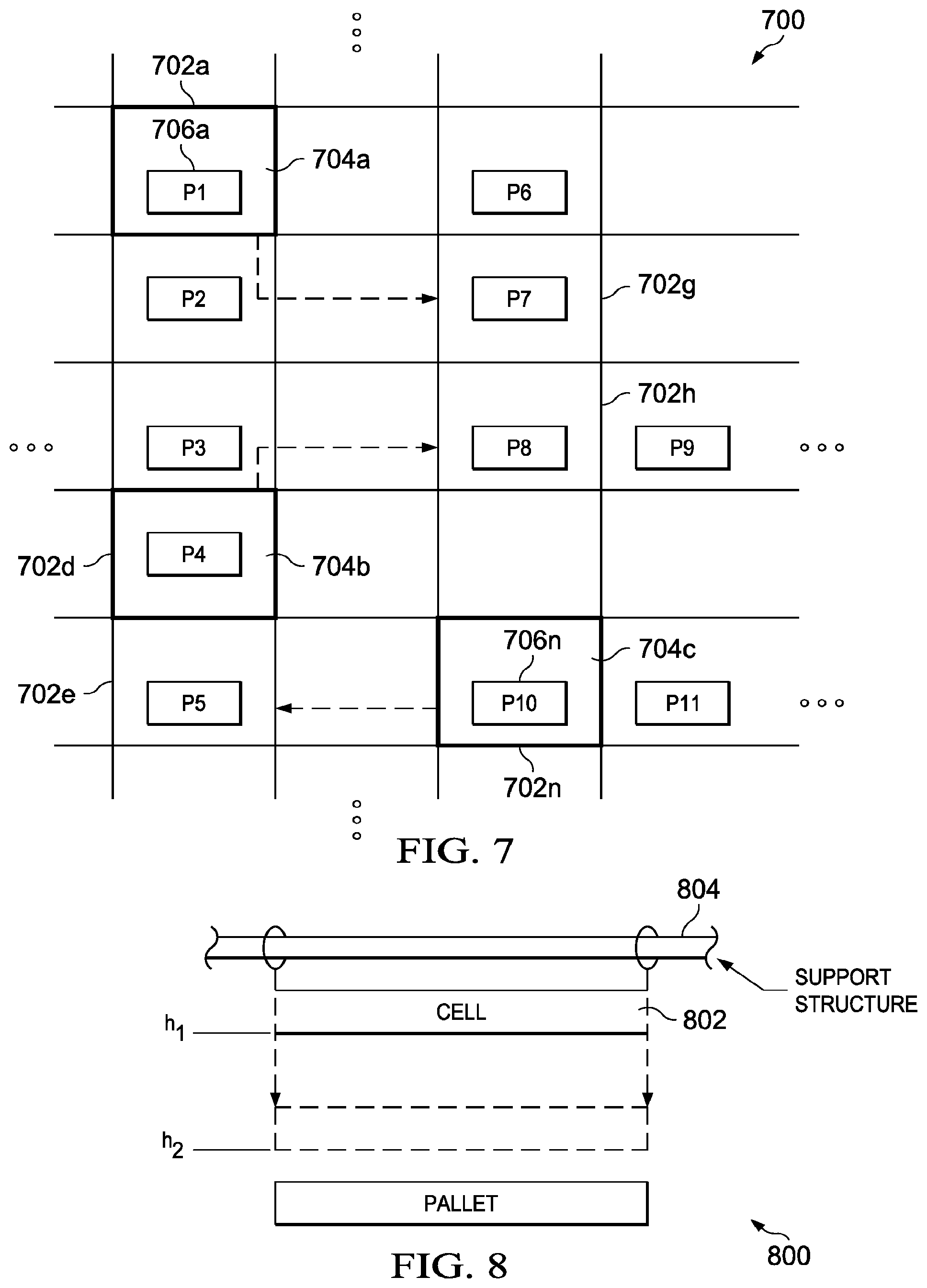 Patent US12098032 Figure 5 – Smart warehouse, conveyor, and pallet management system