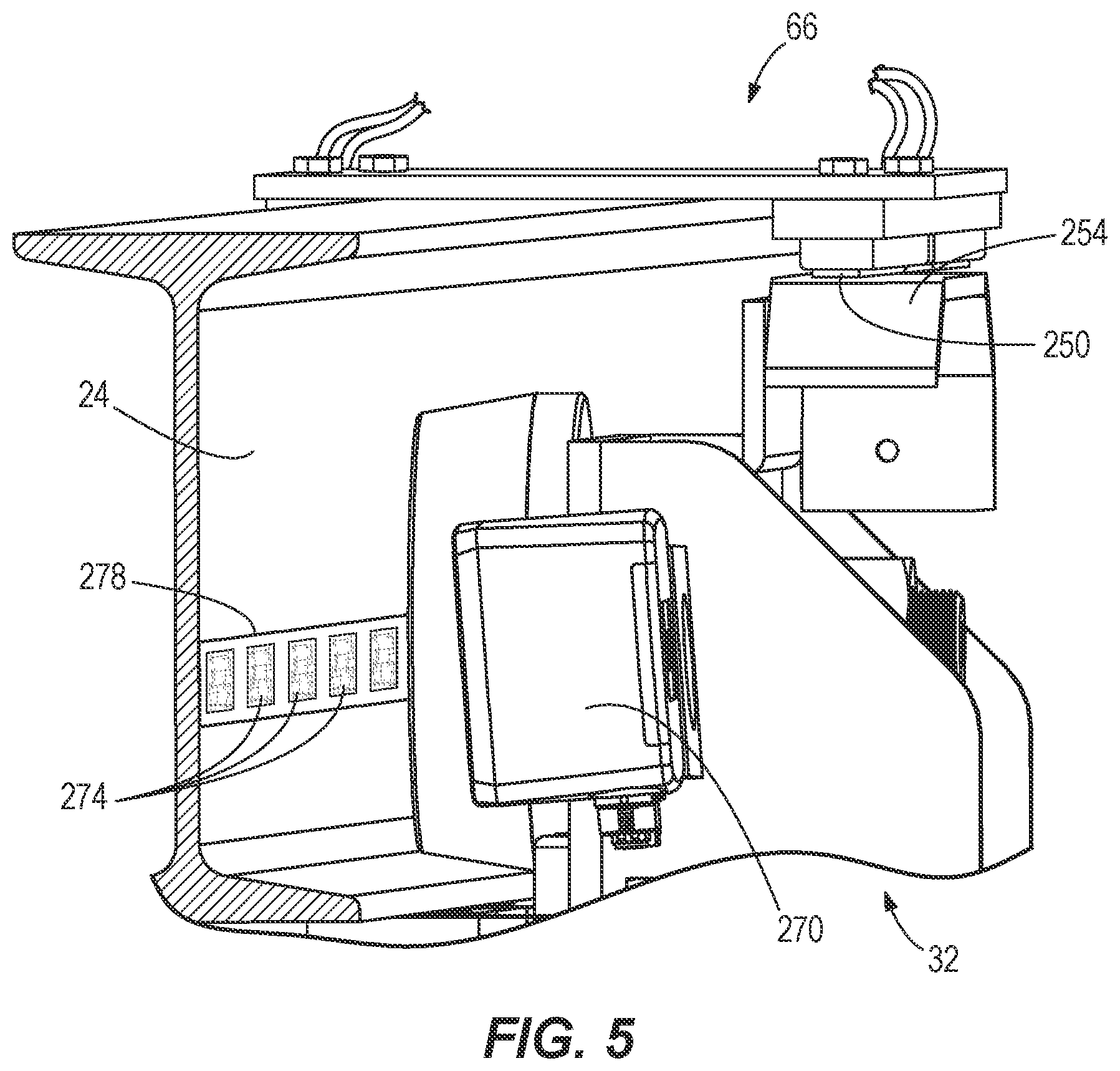 Patent US12098034 Figure 5 – Conveyor system with automated carriers