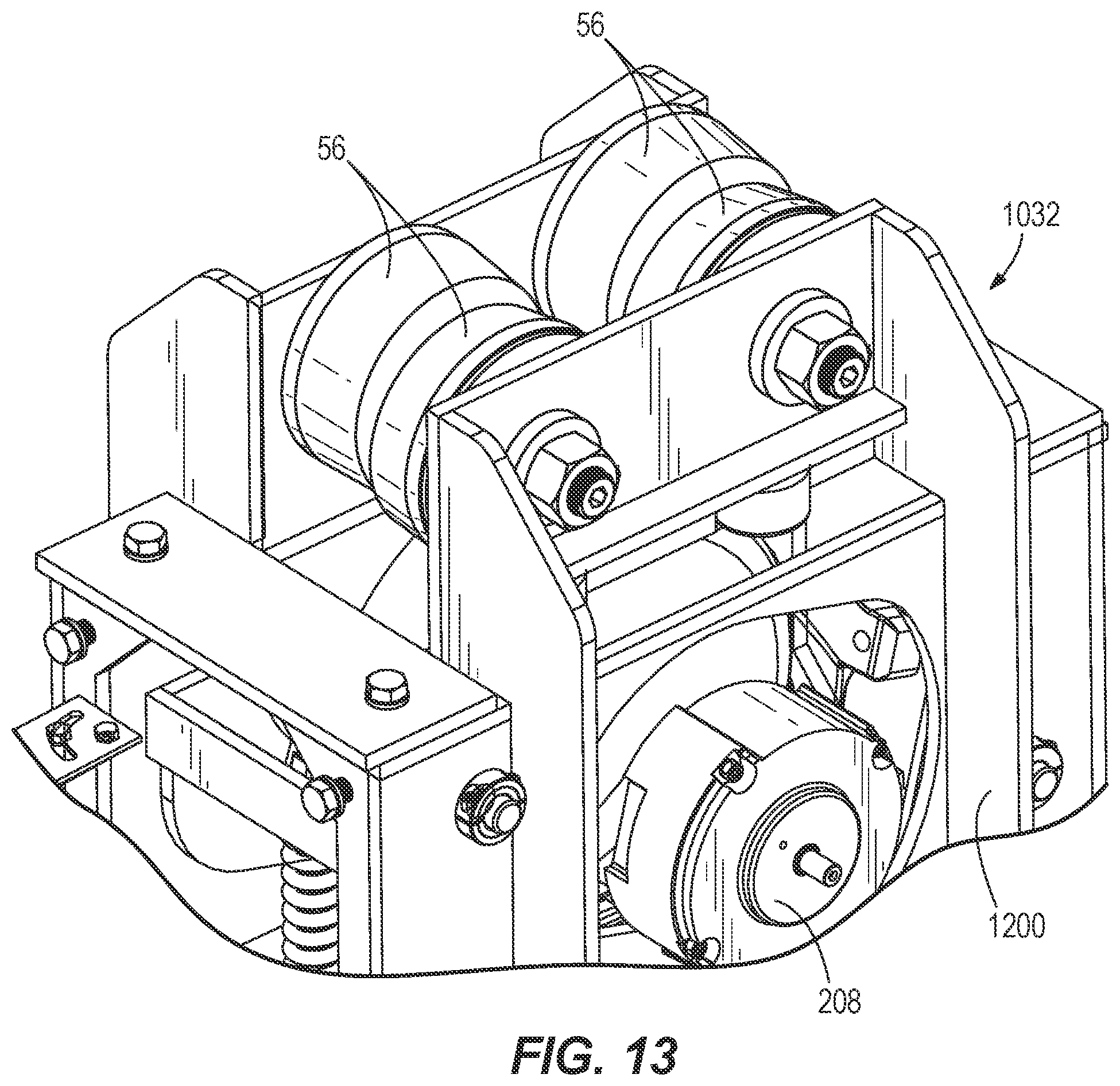 Patent US12098034 Figure 11 – Conveyor system with automated carriers