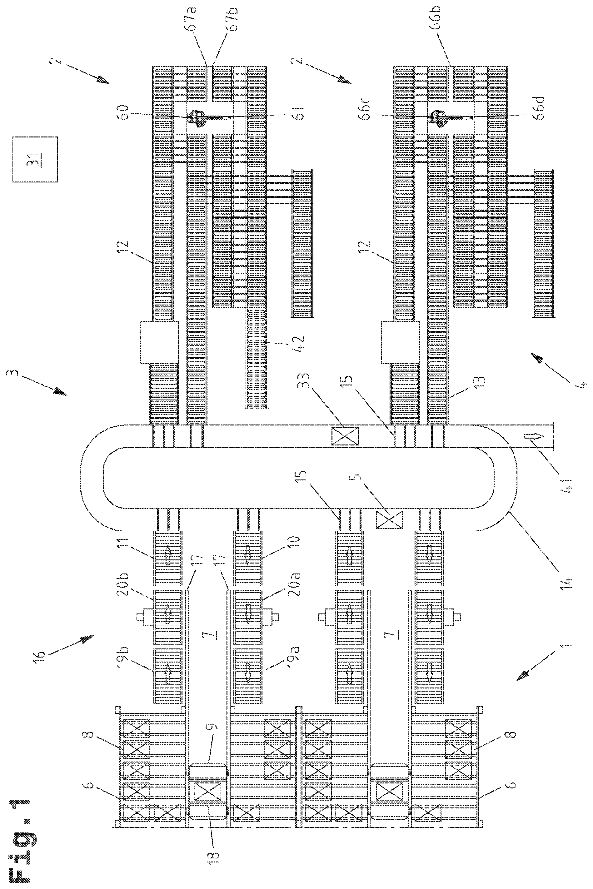 Patent US12098037 Figure 1 – Picking station and method for automatic picking of goods