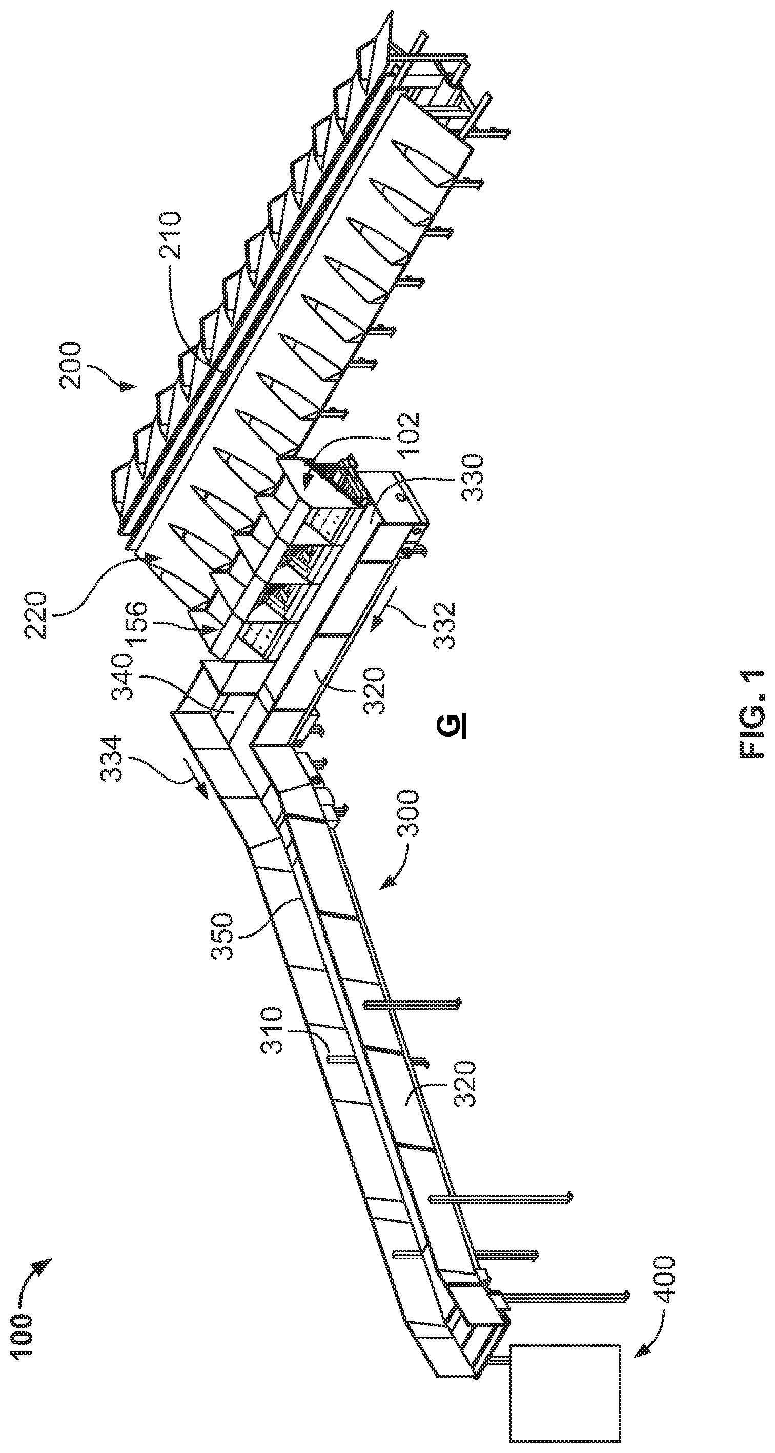 Patent US12098038 Figure 1 – Systems and methods for sorting and dispensing packages