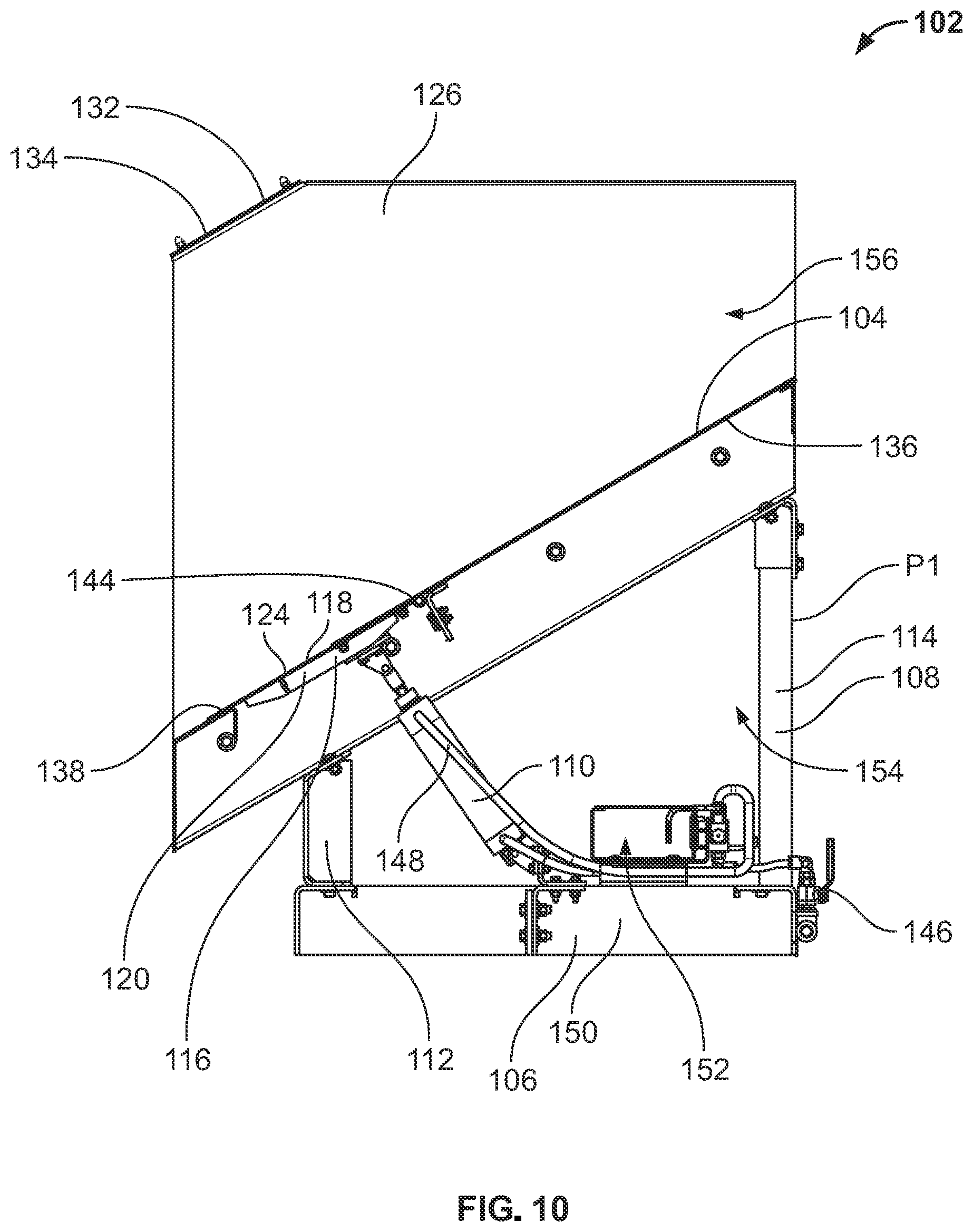 Patent US12098038 Figure 10 – Systems and methods for sorting and dispensing packages