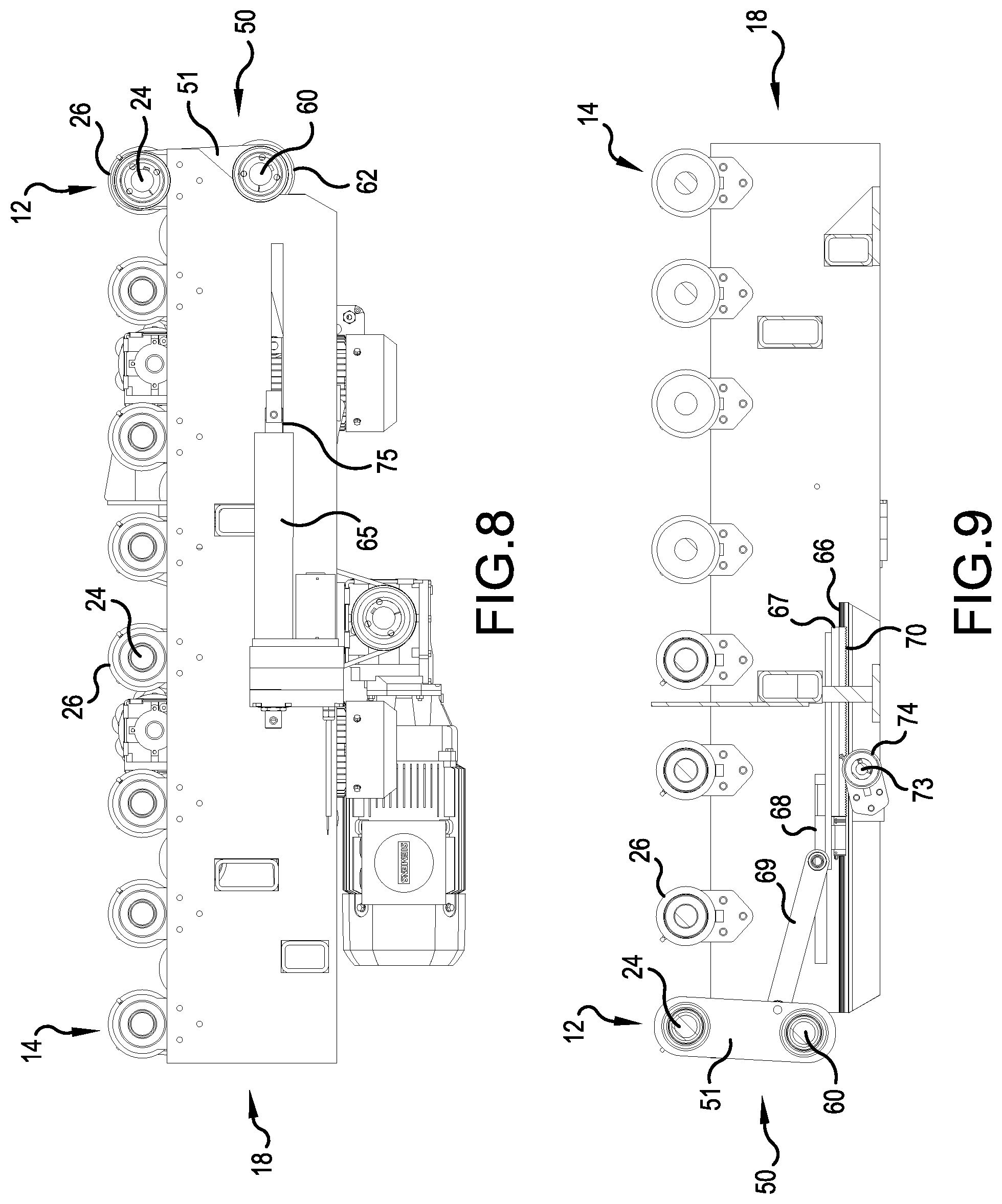 Patent US12098042 Figure 6 – Front end conveyor having scrap removal brush