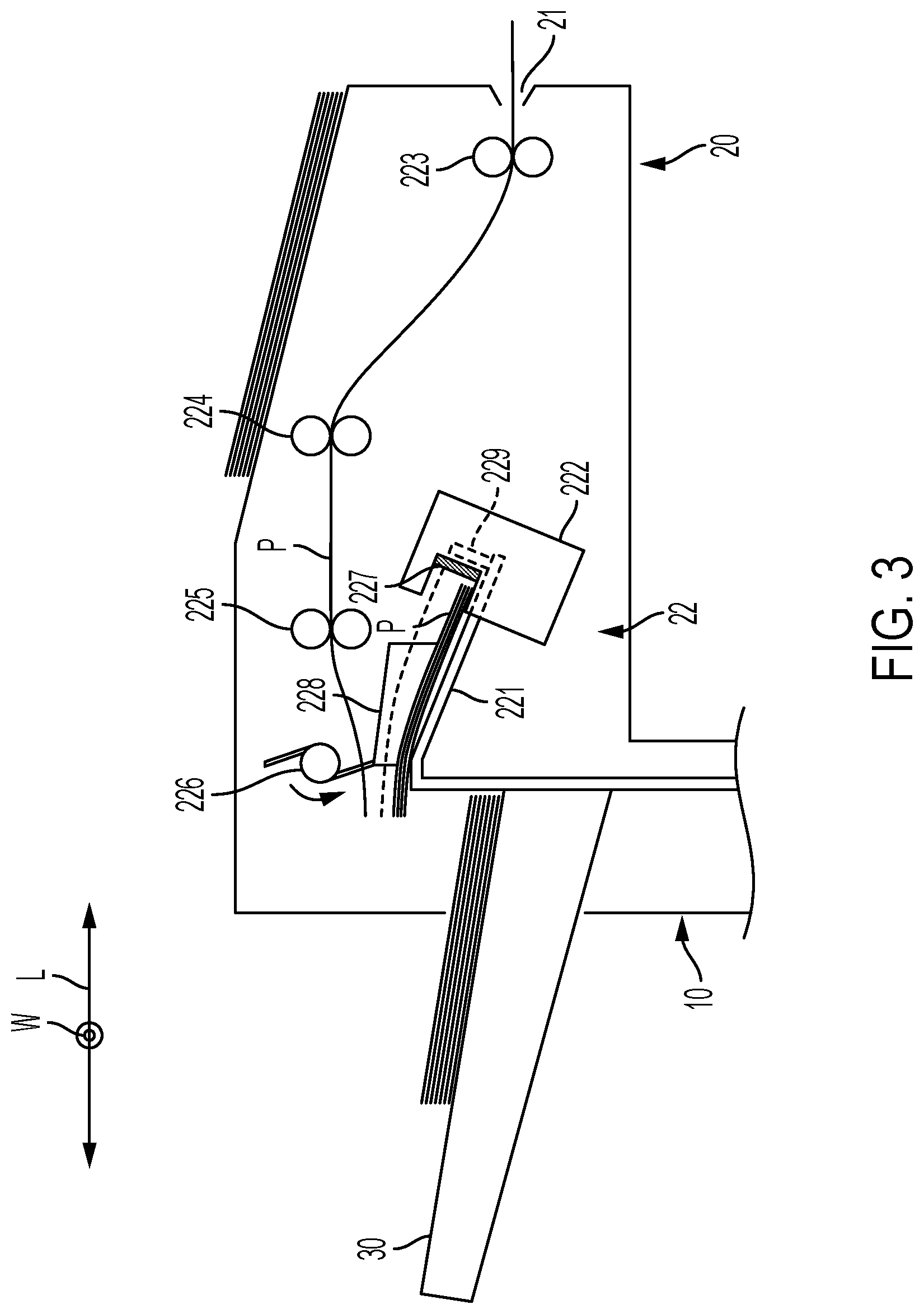 Patent US12098044 Figure 3 – Finisher including height adjustment unit