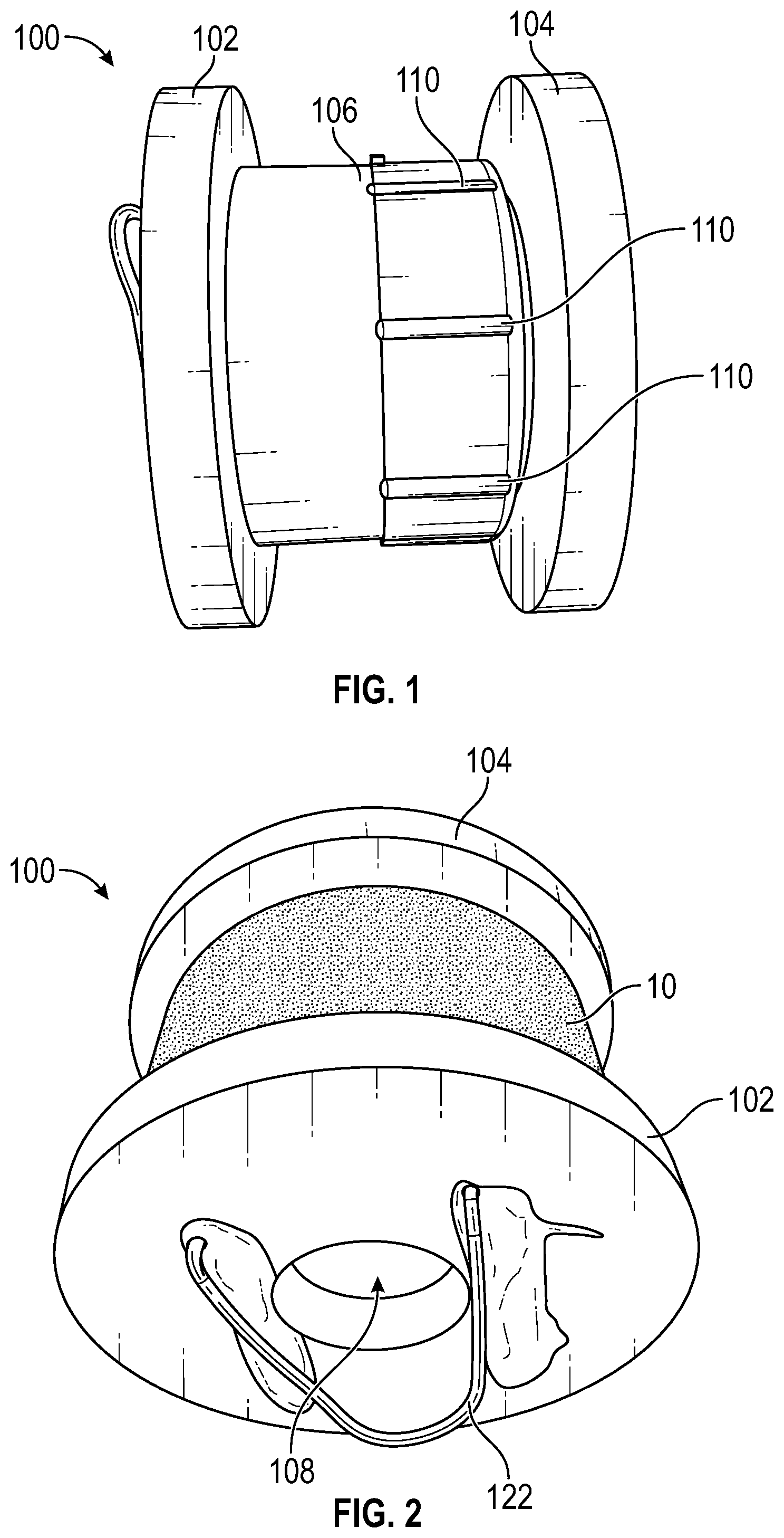 Patent US12098046 Figure 1 – Portable tape dispenser