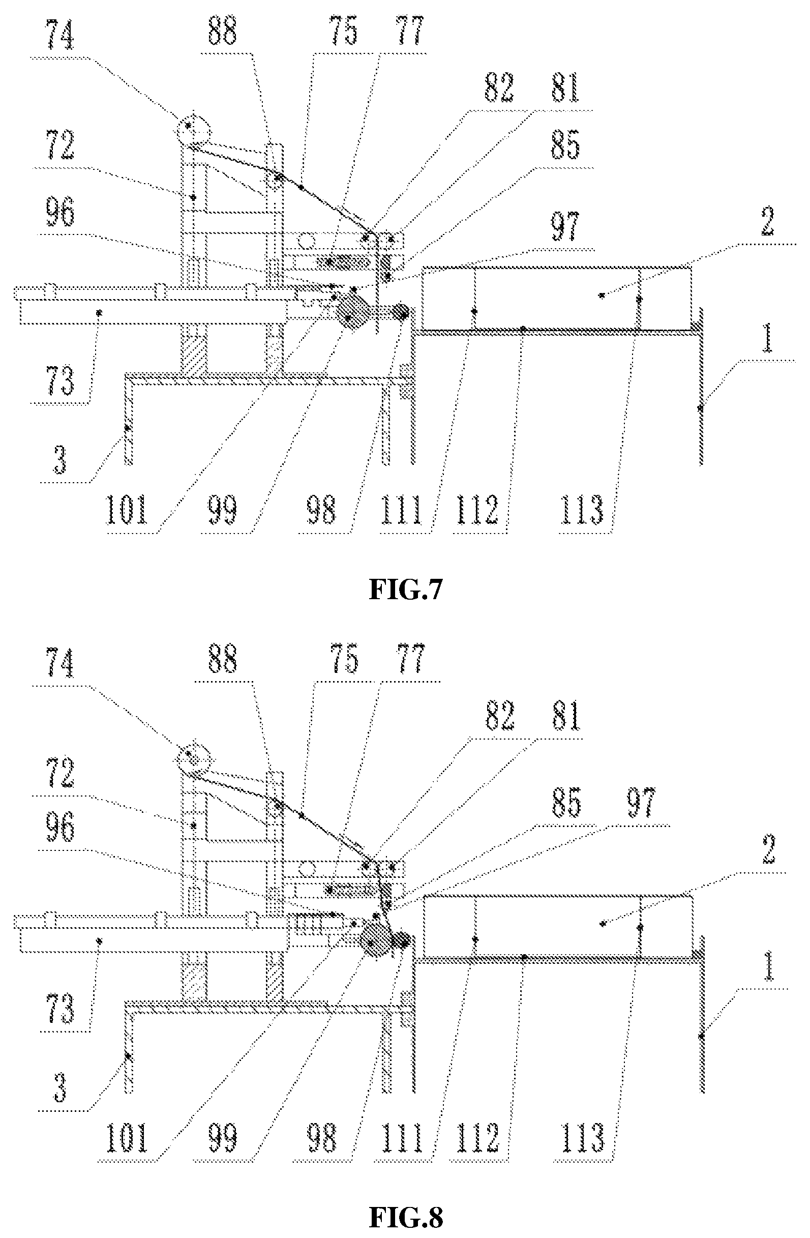 Patent US12098047 Figure 4 – Cantilever type plane automatic adhesive tape pasting device