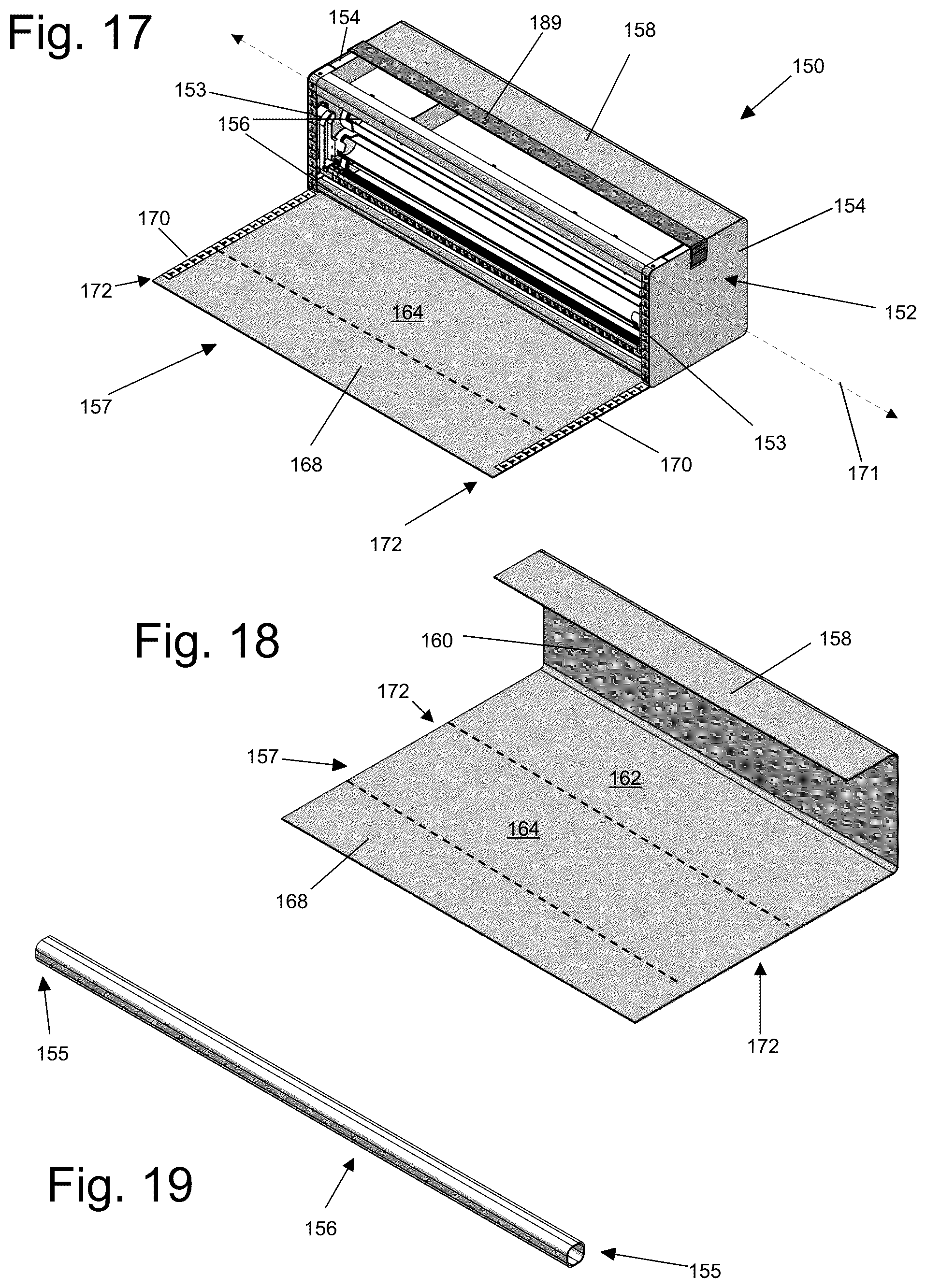 Patent US12098048 Figure 7 – Wrapping paper storage and dispensing device